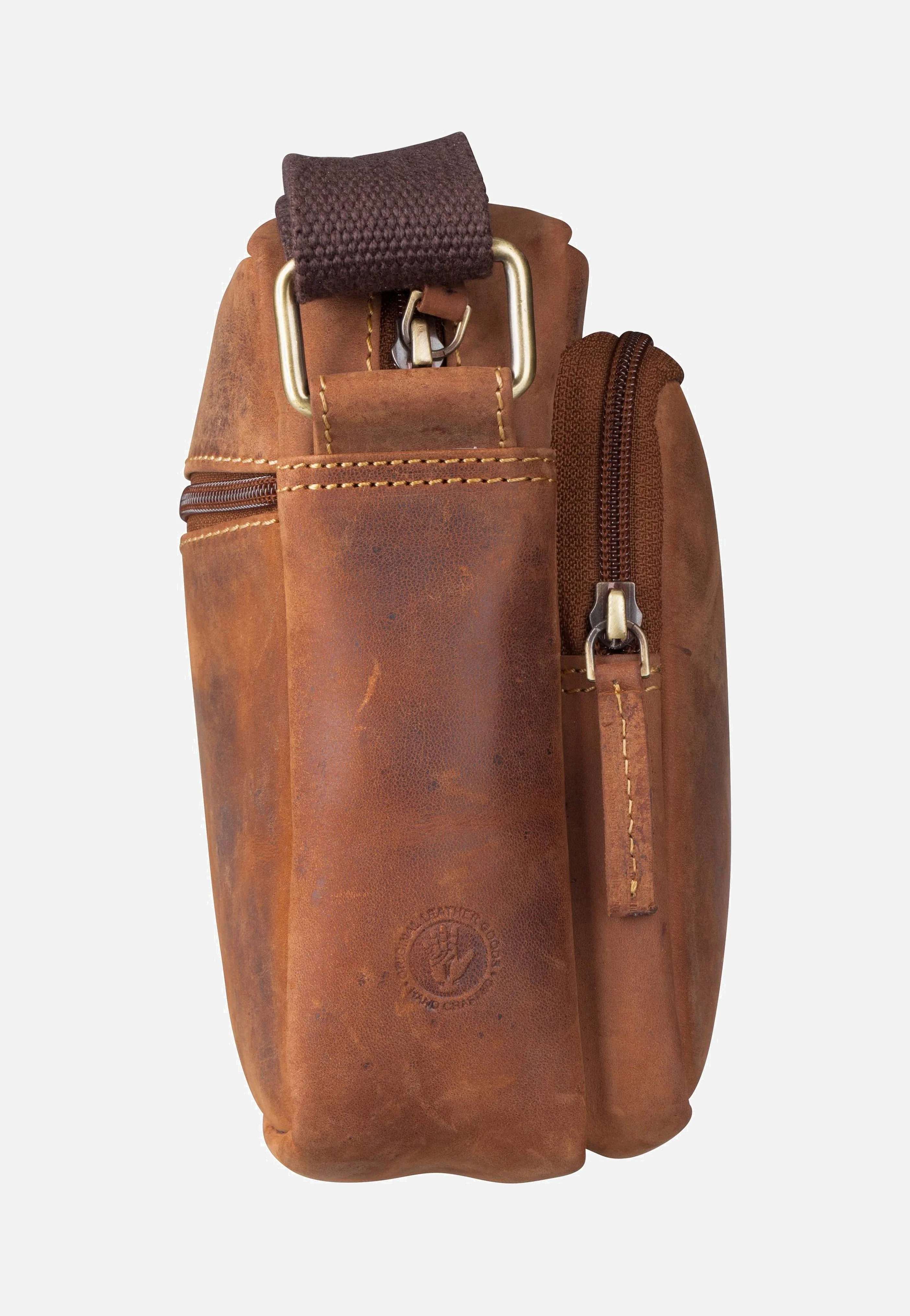 Vintage Travel 1611 Brown - Crossbody Bag - Image 5