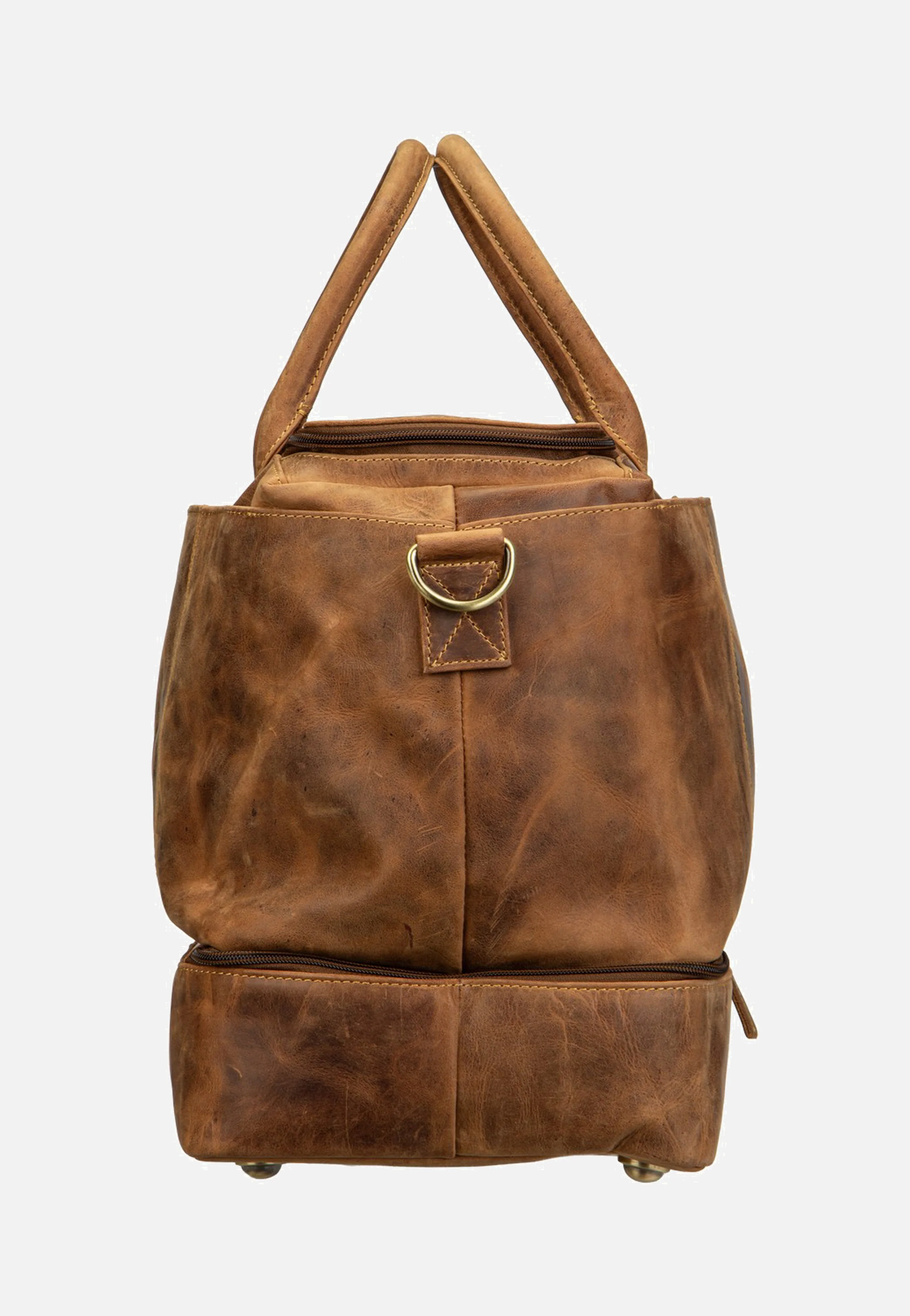 Vintage Traveller Leder Sattelbraun - Weekender - Image 4