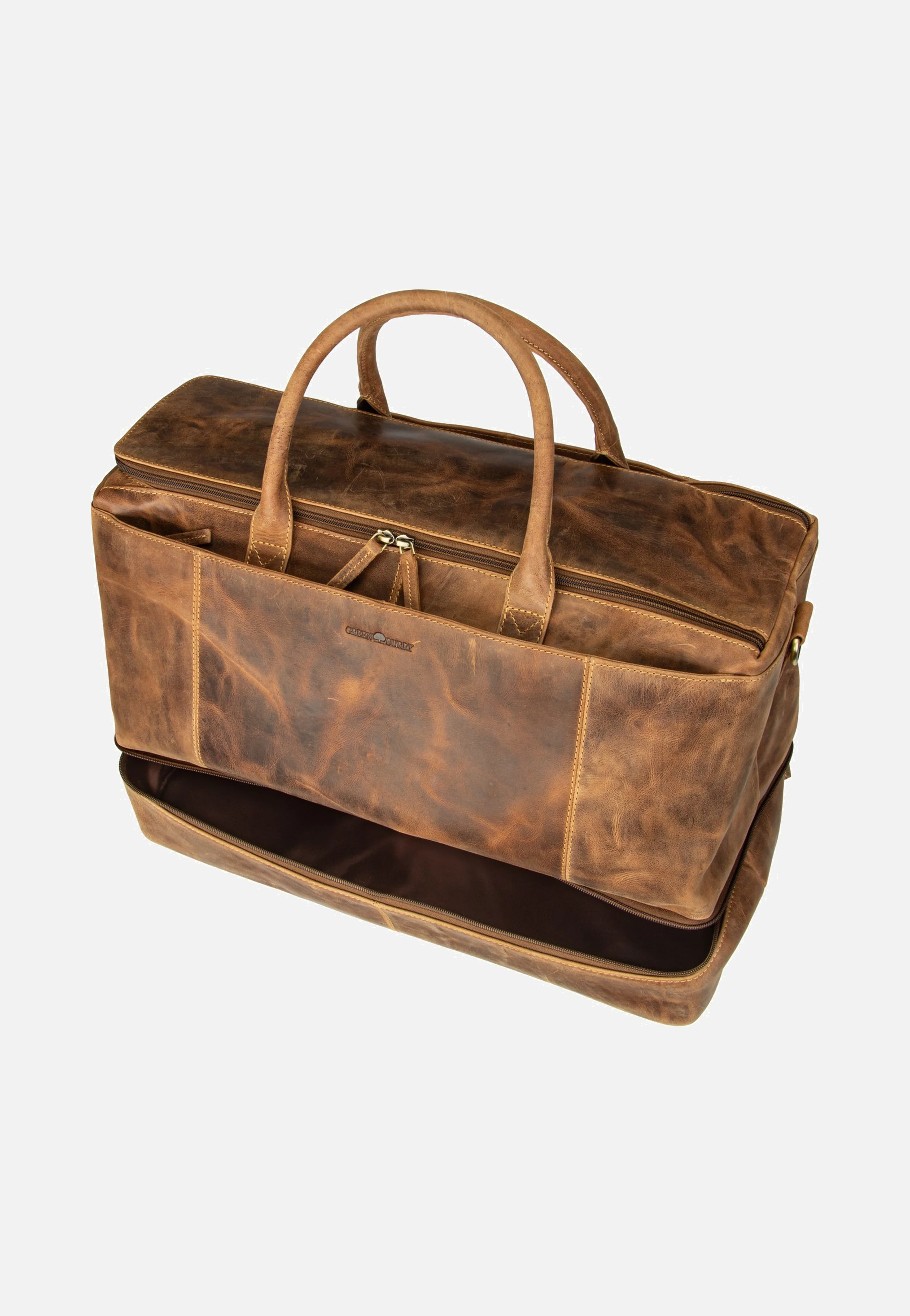 Vintage Traveller Leder Sattelbraun - Weekender - Image 7
