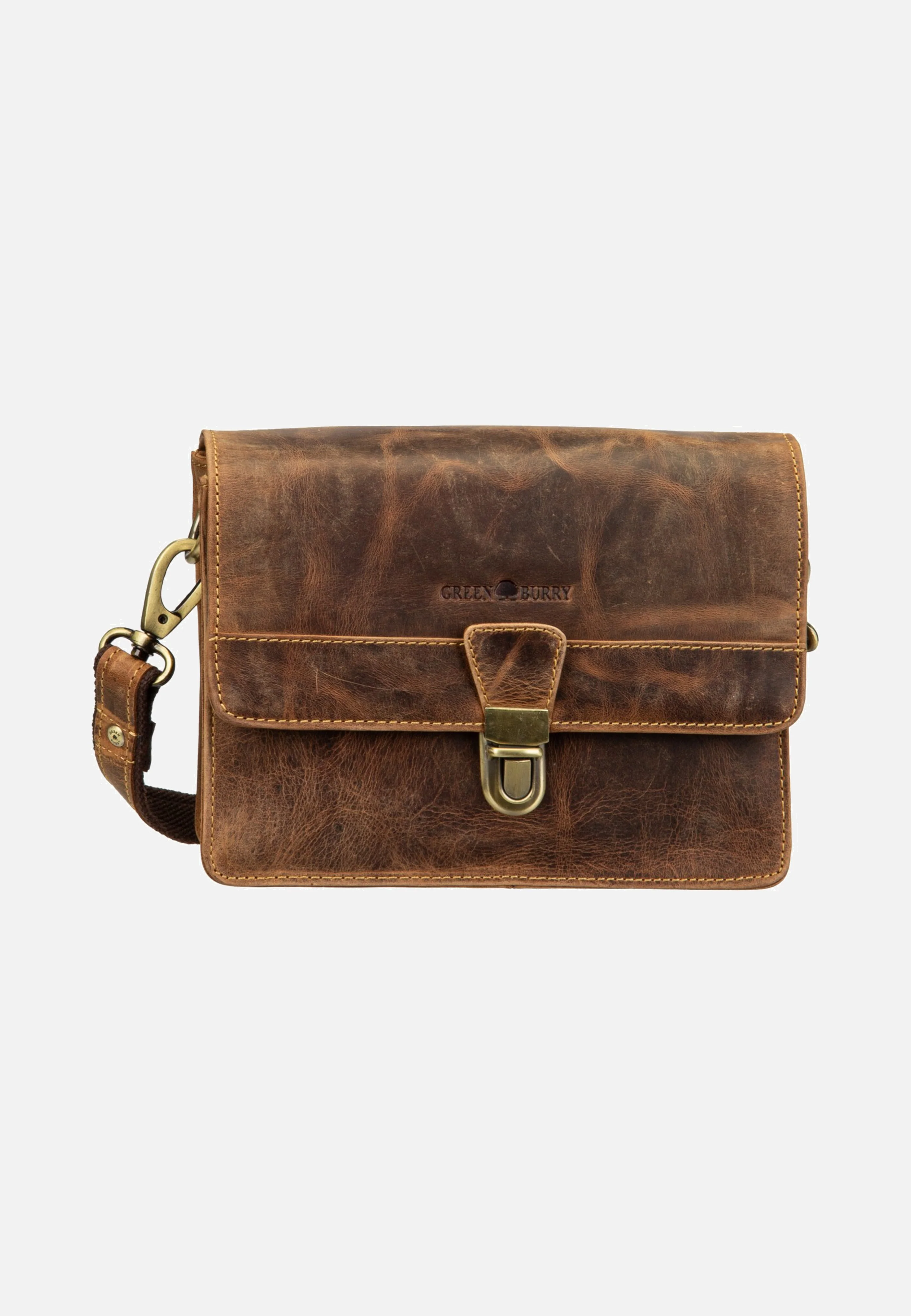 Vintage Umhängetasche 1440 Sattelbraun - Crossbody Bag - Image 2