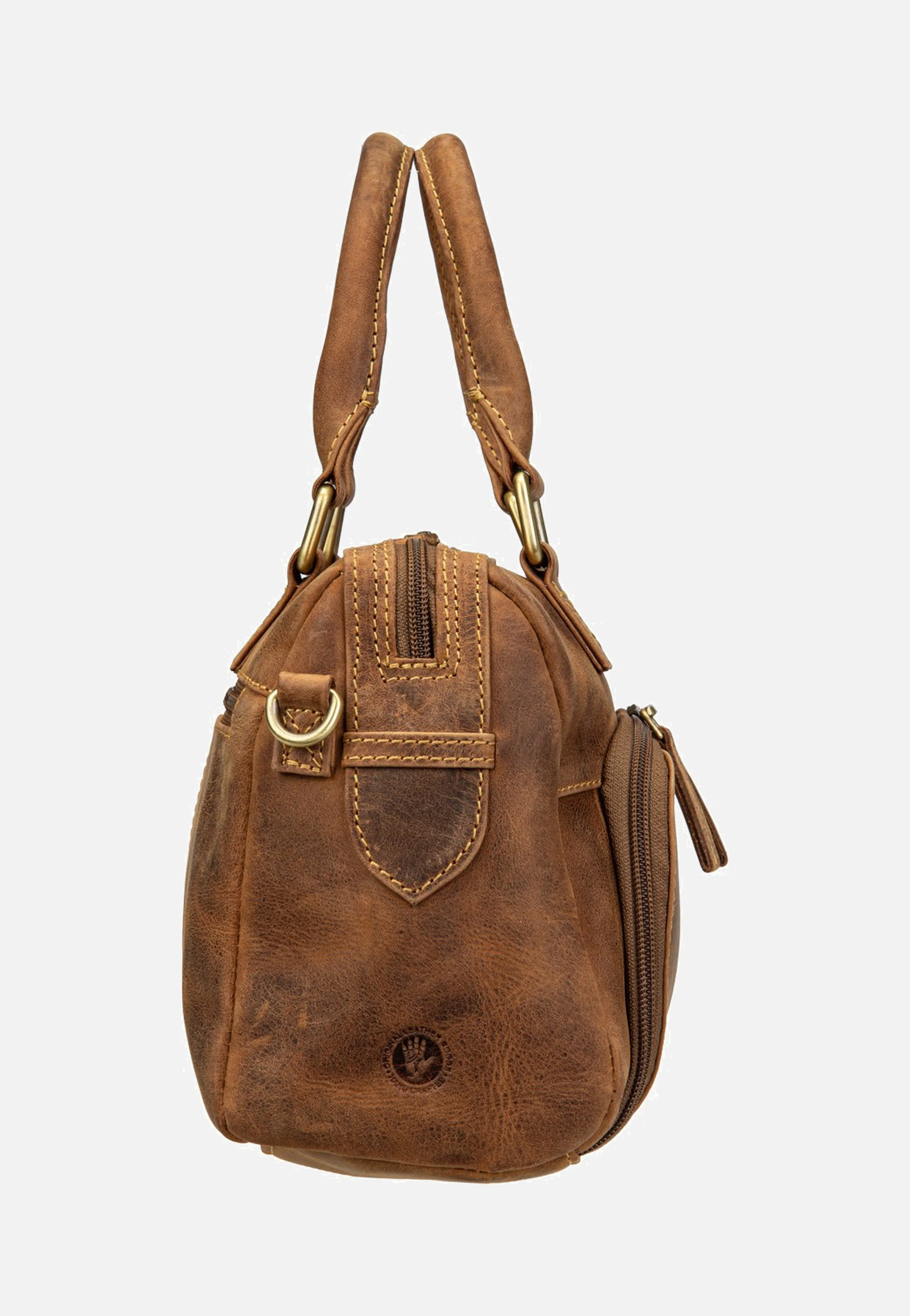 Vintage UmhÀngetasche 1445 Sattelbraun - Tote Bag - Image 4