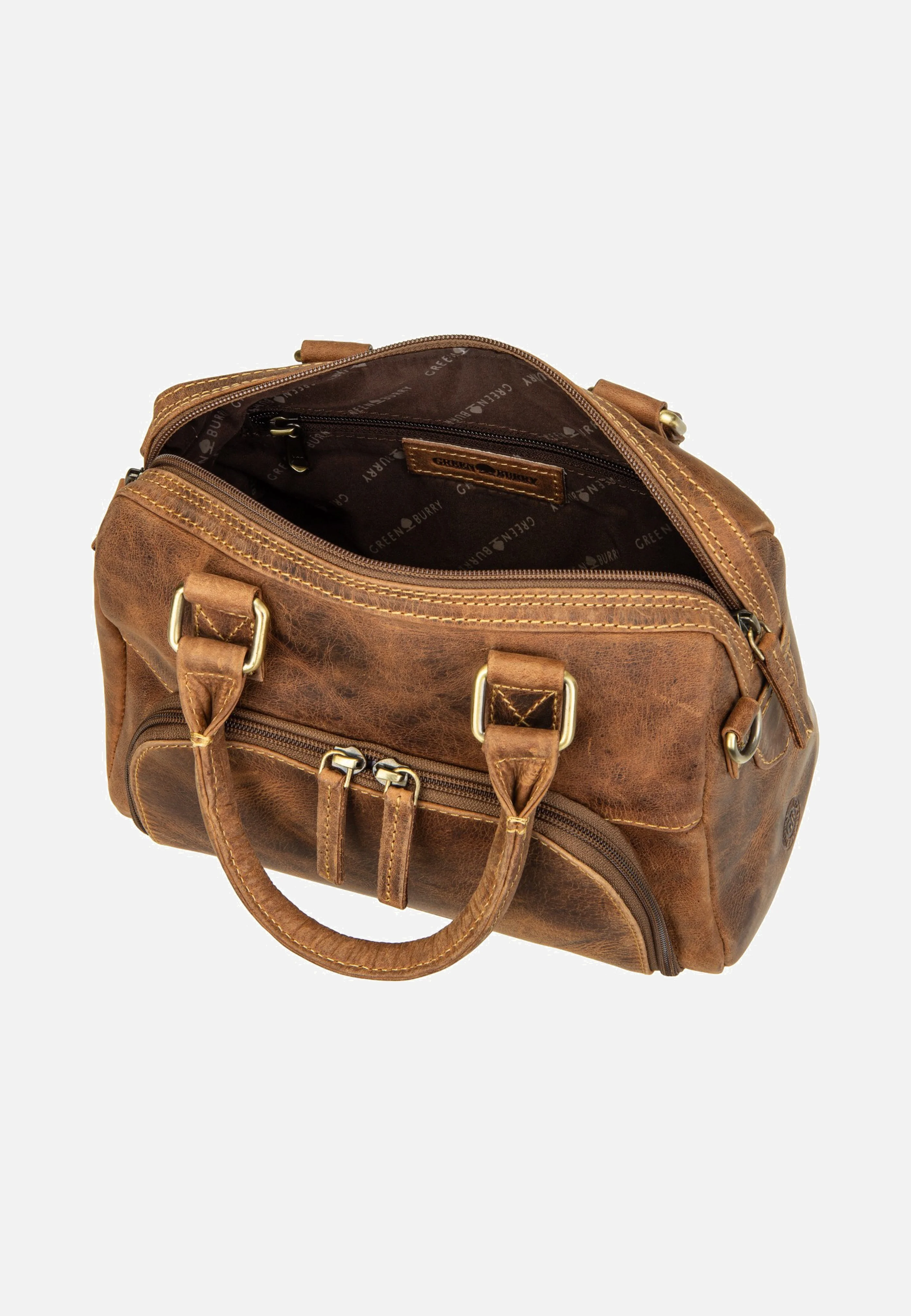 Vintage UmhÀngetasche 1445 Sattelbraun - Tote Bag - Image 5