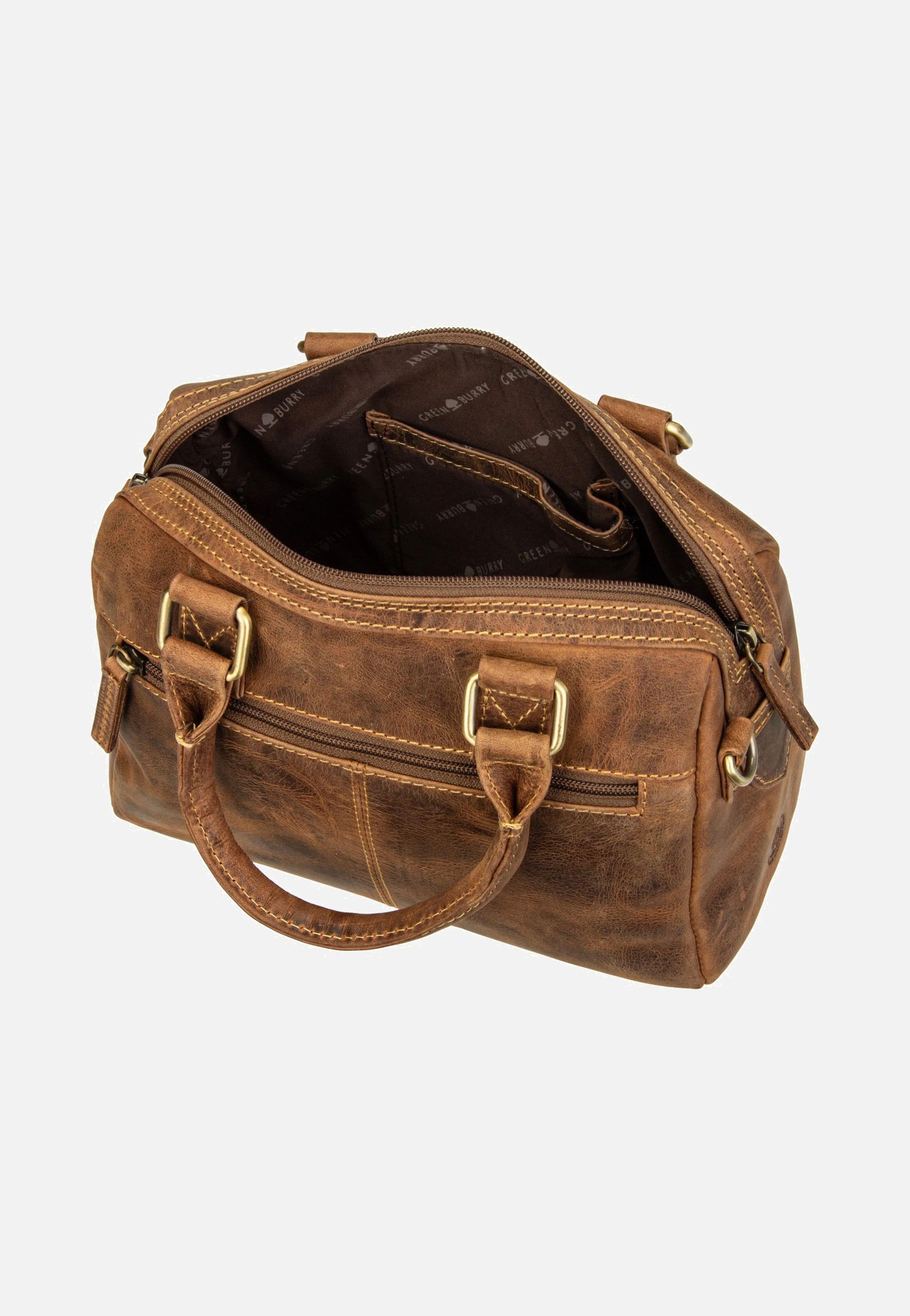 Vintage UmhÀngetasche 1445 Sattelbraun - Tote Bag - Image 6