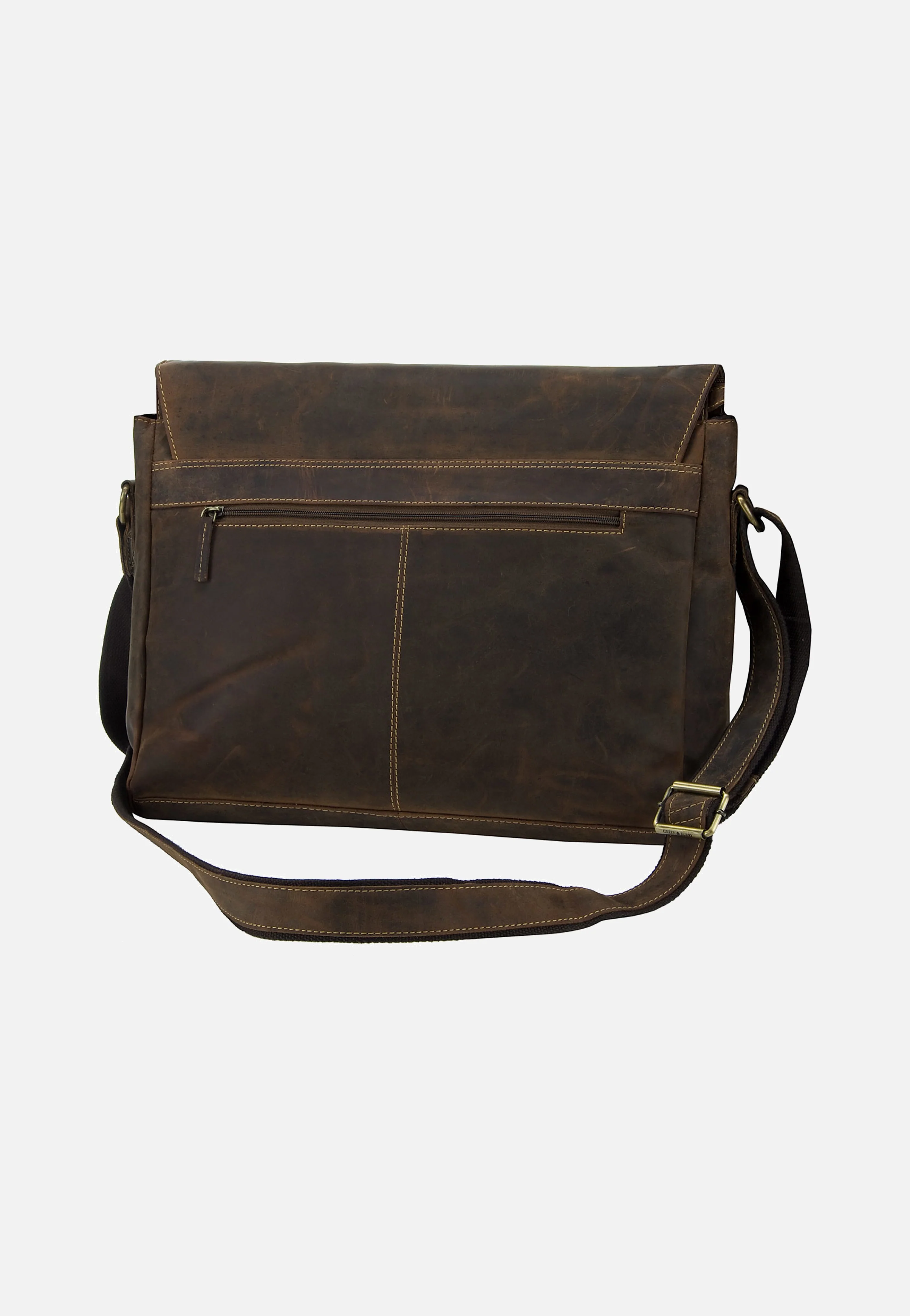 Vintage XXL Tasche Sattelbraun - Messenger Bag - Image 2