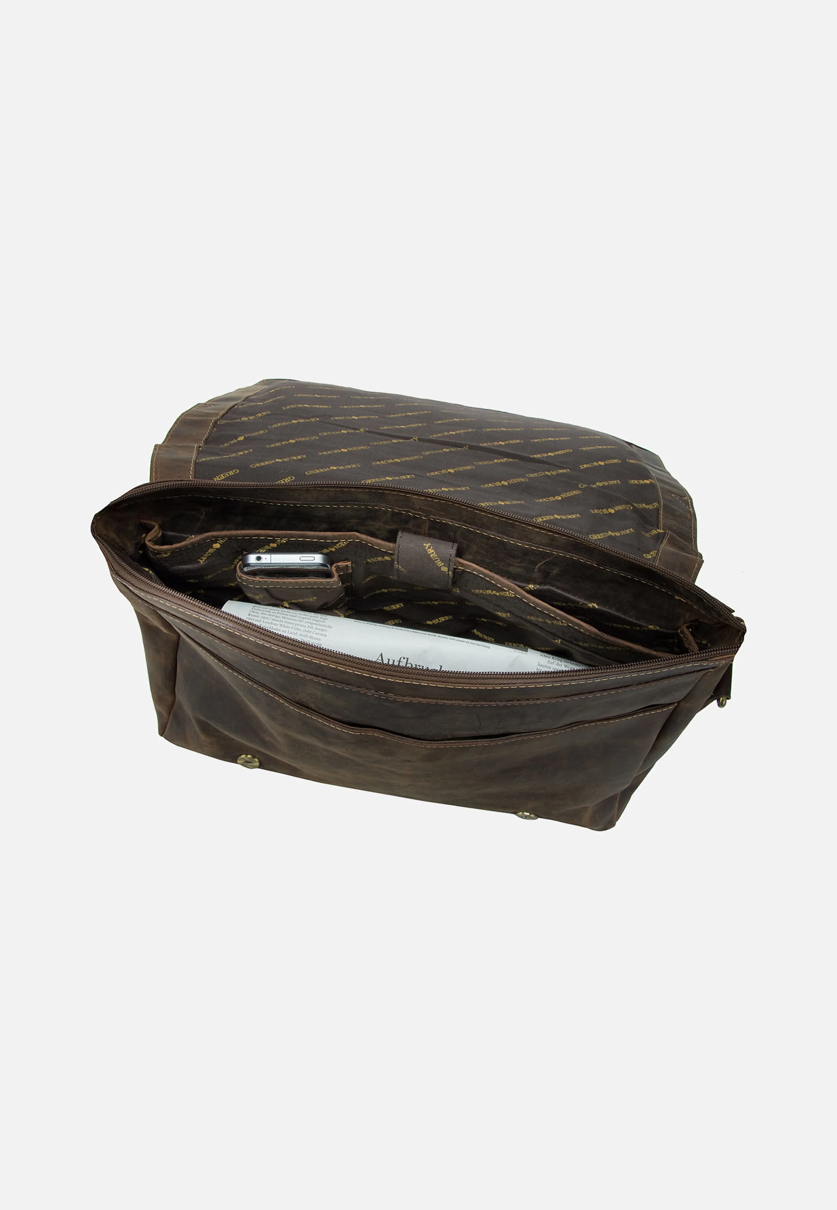 Vintage XXL Tasche Sattelbraun - Messenger Bag - Image 3