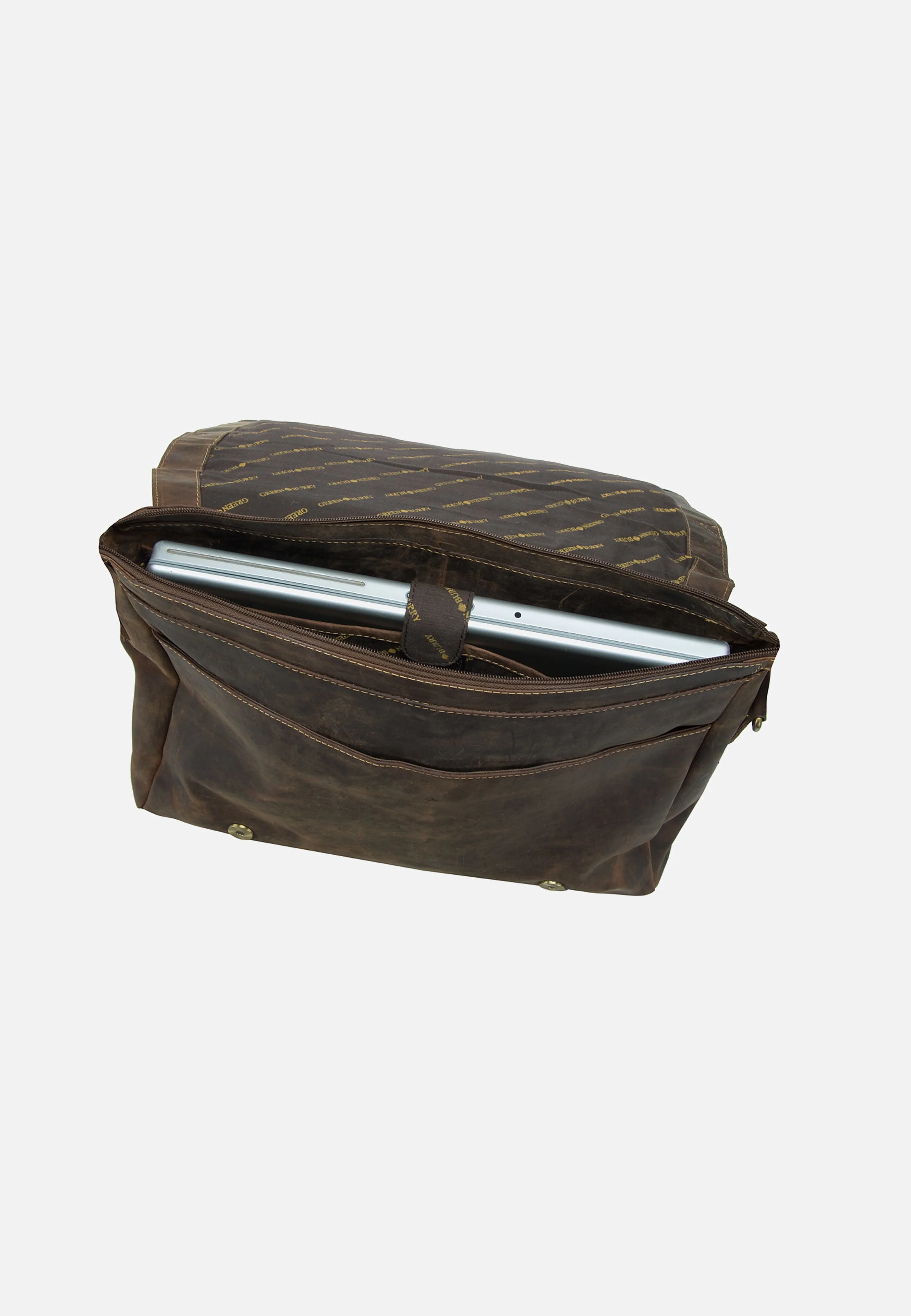 Vintage XXL Tasche Sattelbraun - Messenger Bag - Image 5