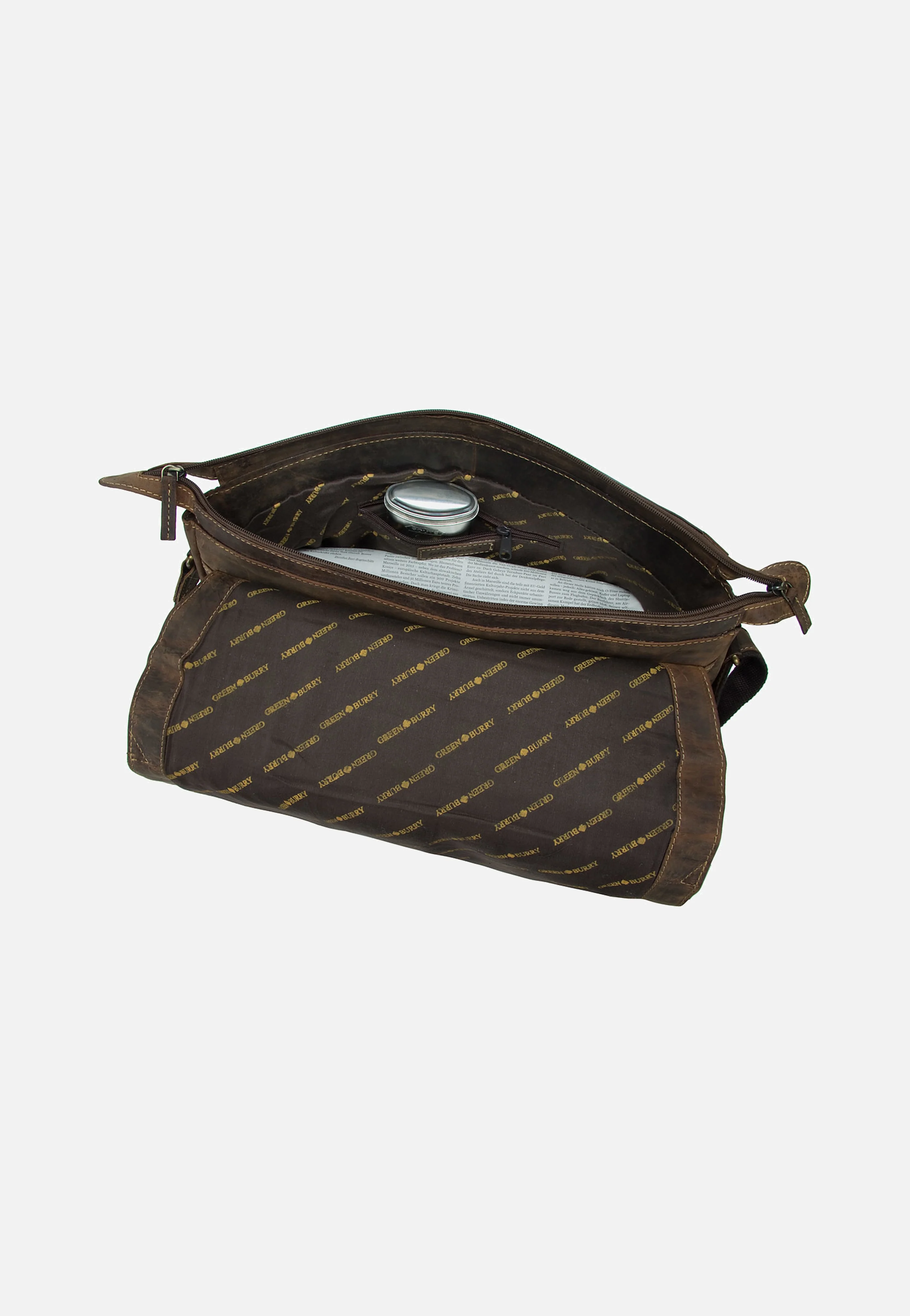 Vintage XXL Tasche Sattelbraun - Messenger Bag - Image 6