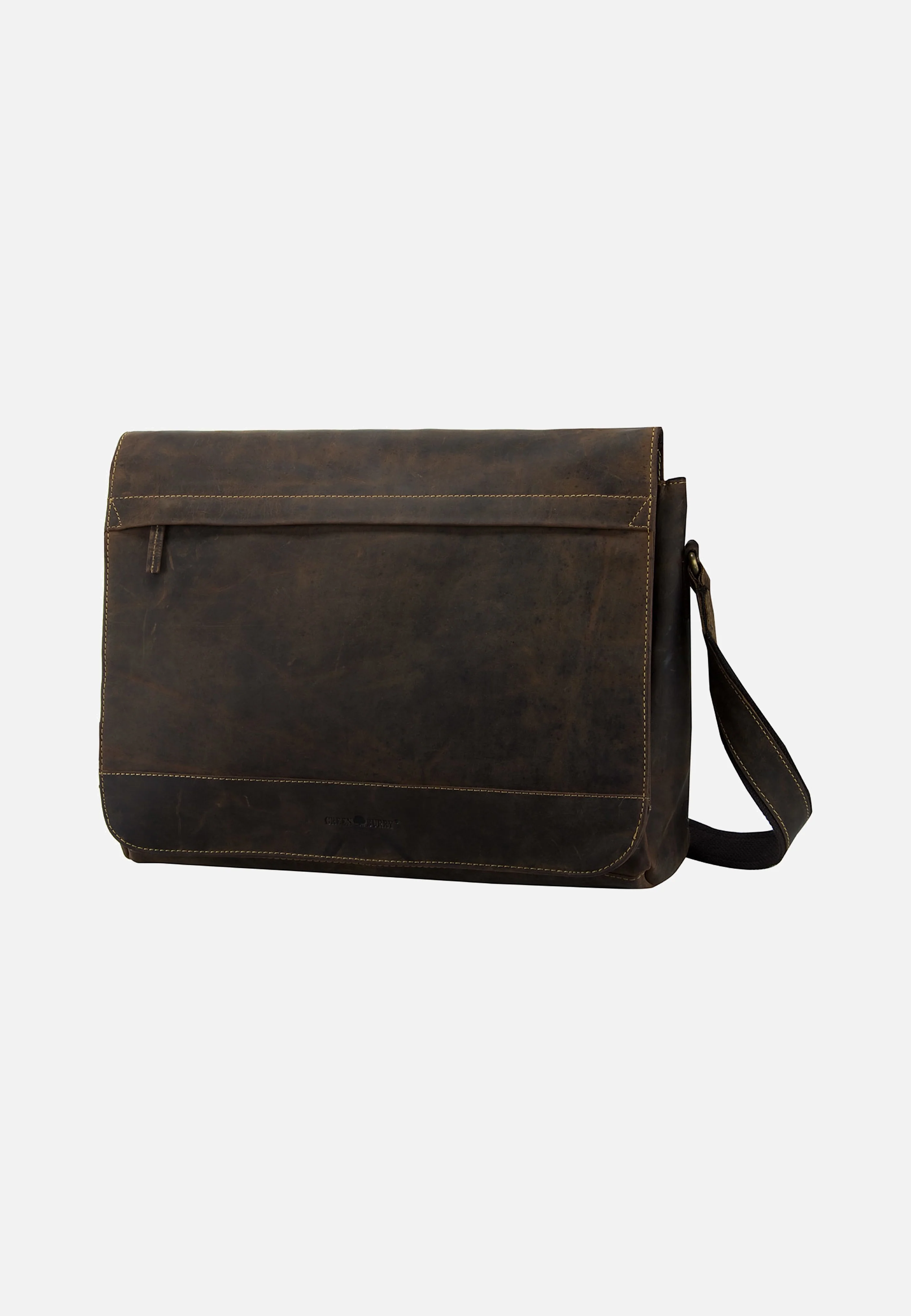 Vintage XXL Tasche Sattelbraun - Messenger Bag - Image 7