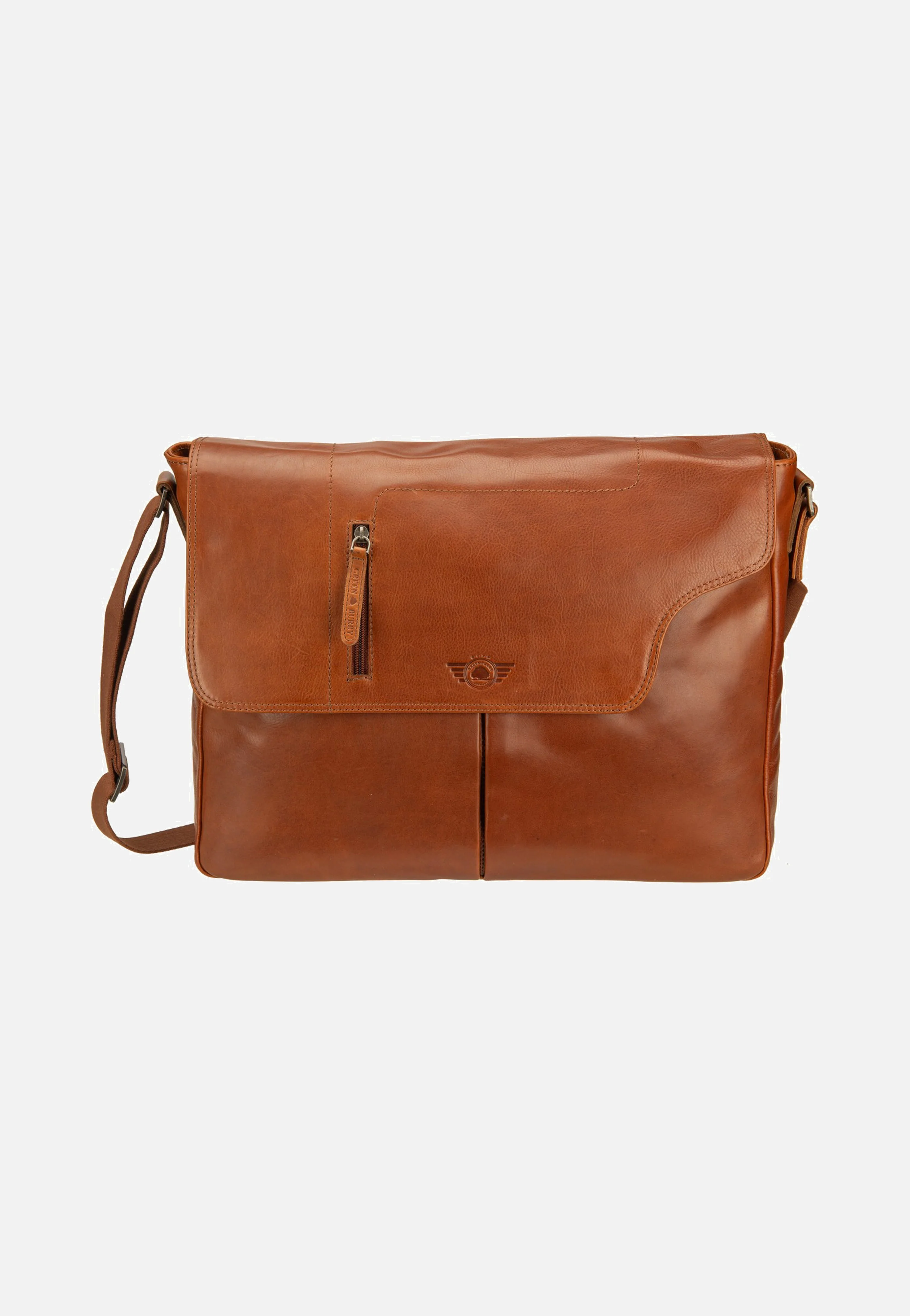 Waxy Vintage A4 Messenger Tobacco Nut - Umhängetasche - Image 2