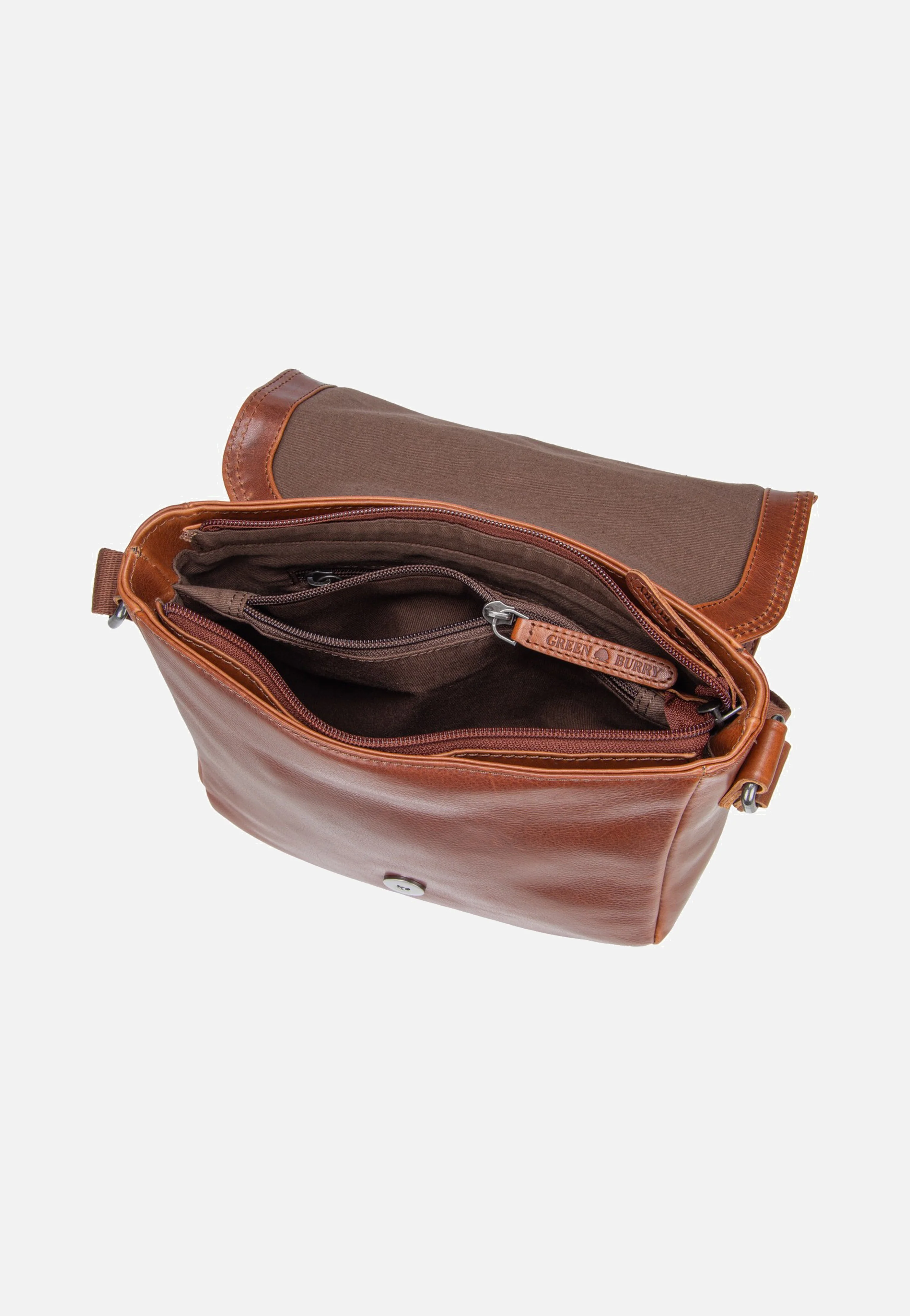 Waxy Vintage Crossbody Bag Tobacco Nut - Crossbody Bag - Image 5