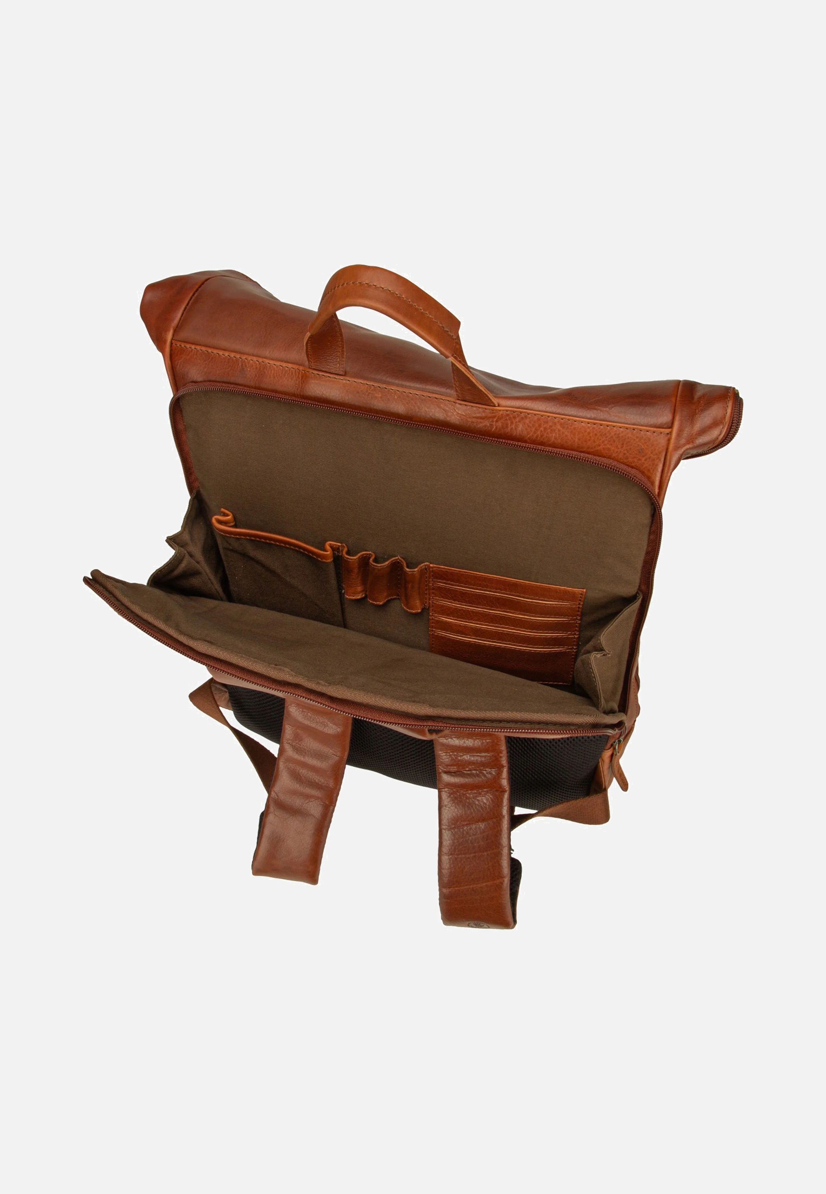 Waxy Vintage Laptoprucksack Tobacco Nut - Rucksack - Image 4