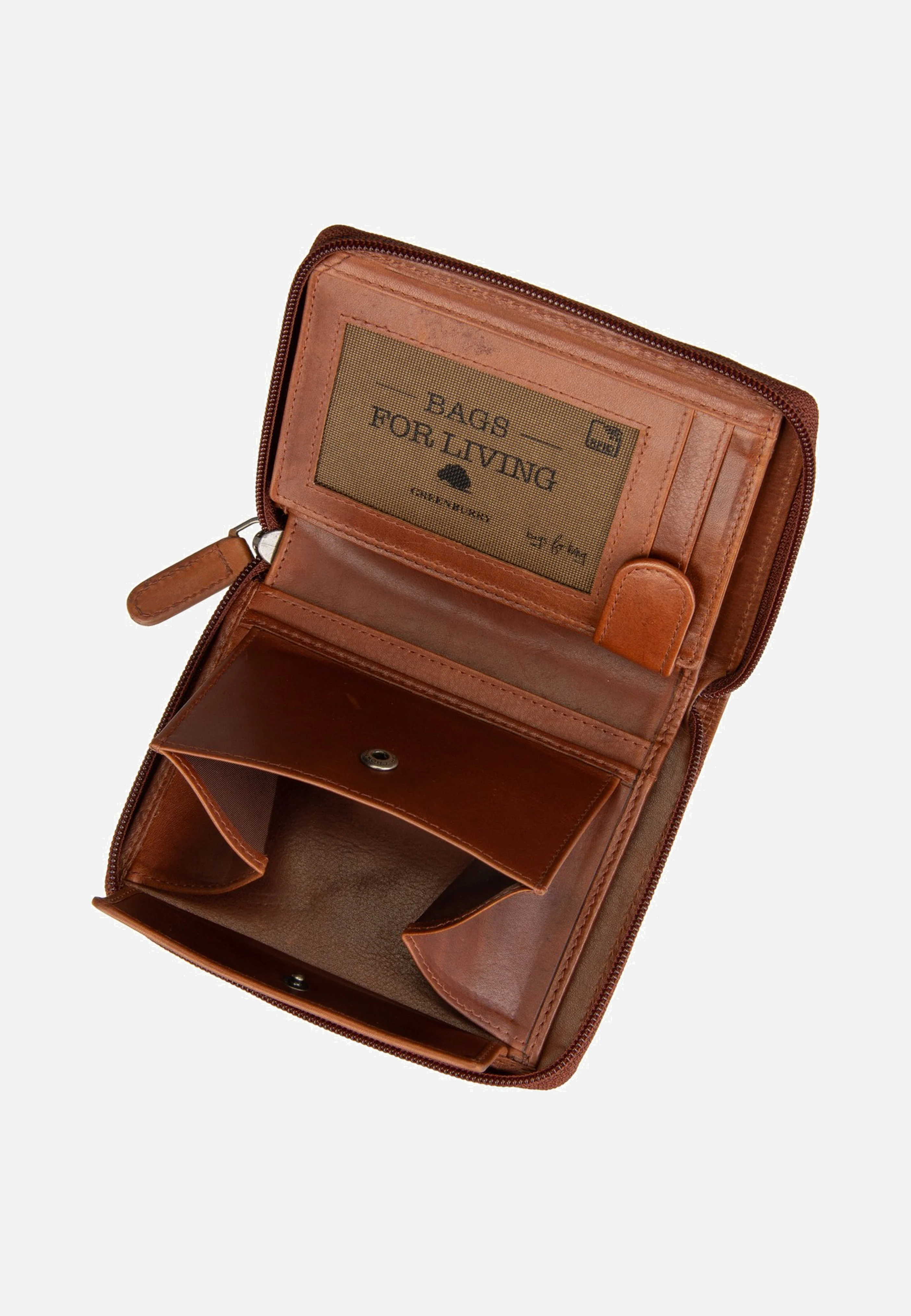 Waxy Vintage Rv-Kombibörse RFID Tobacco Nut - Portemonnaie - Image 5