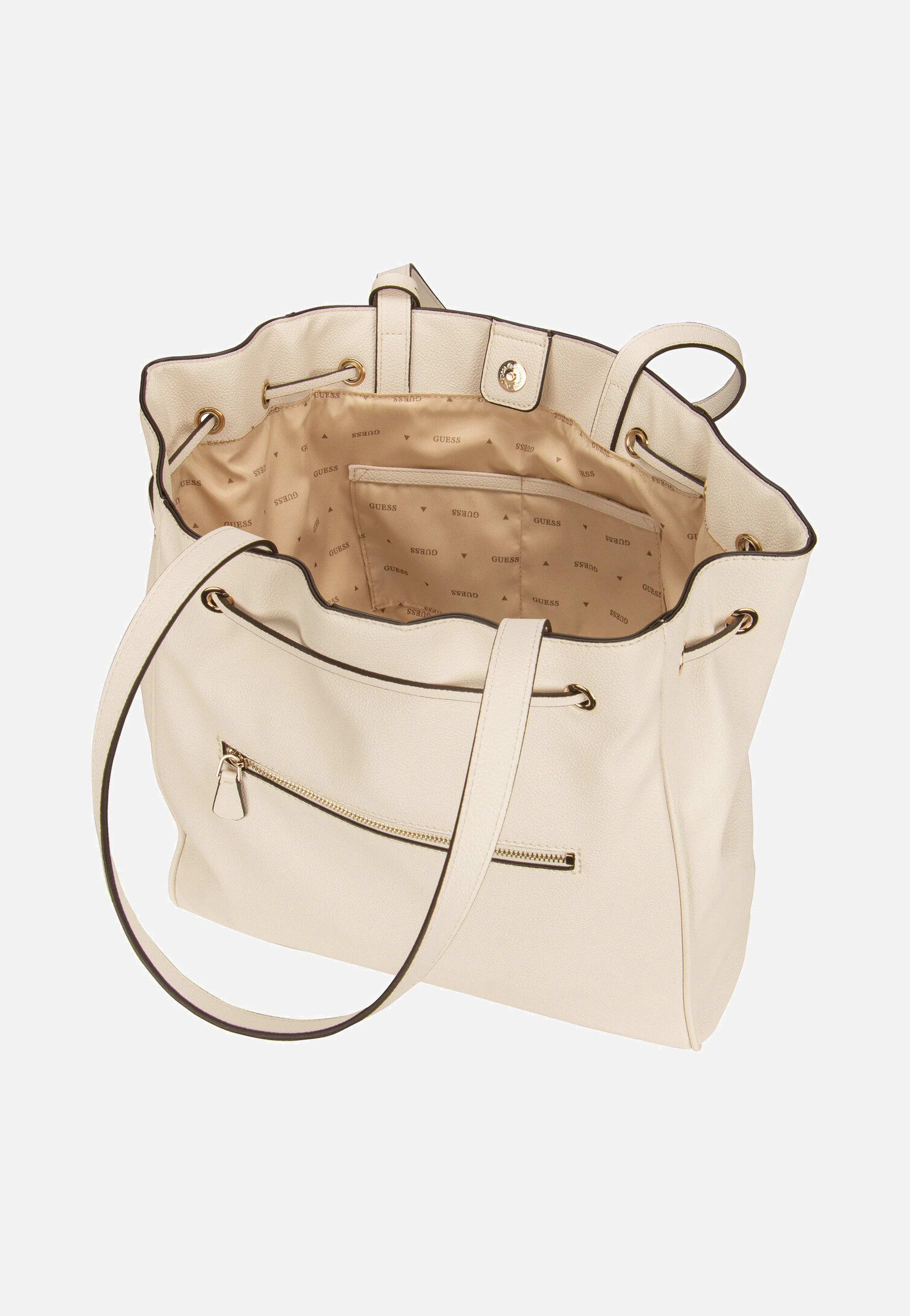 Calebra Drawstring TO 36230 Off White - Shopper - Image 6