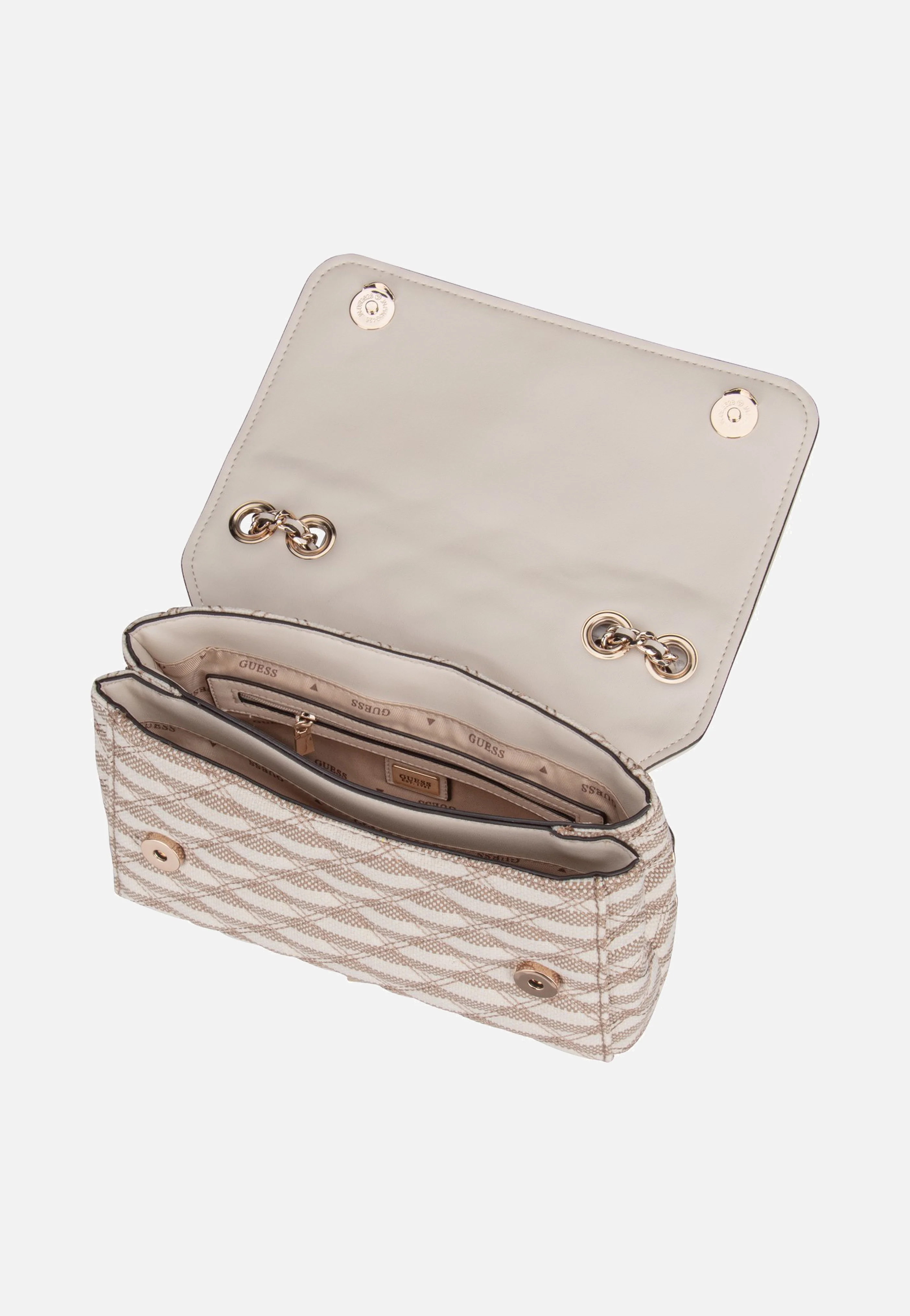 Giully II 2 Comp Conv Flap Taupe Multi - Crossbody Bag - Image 5