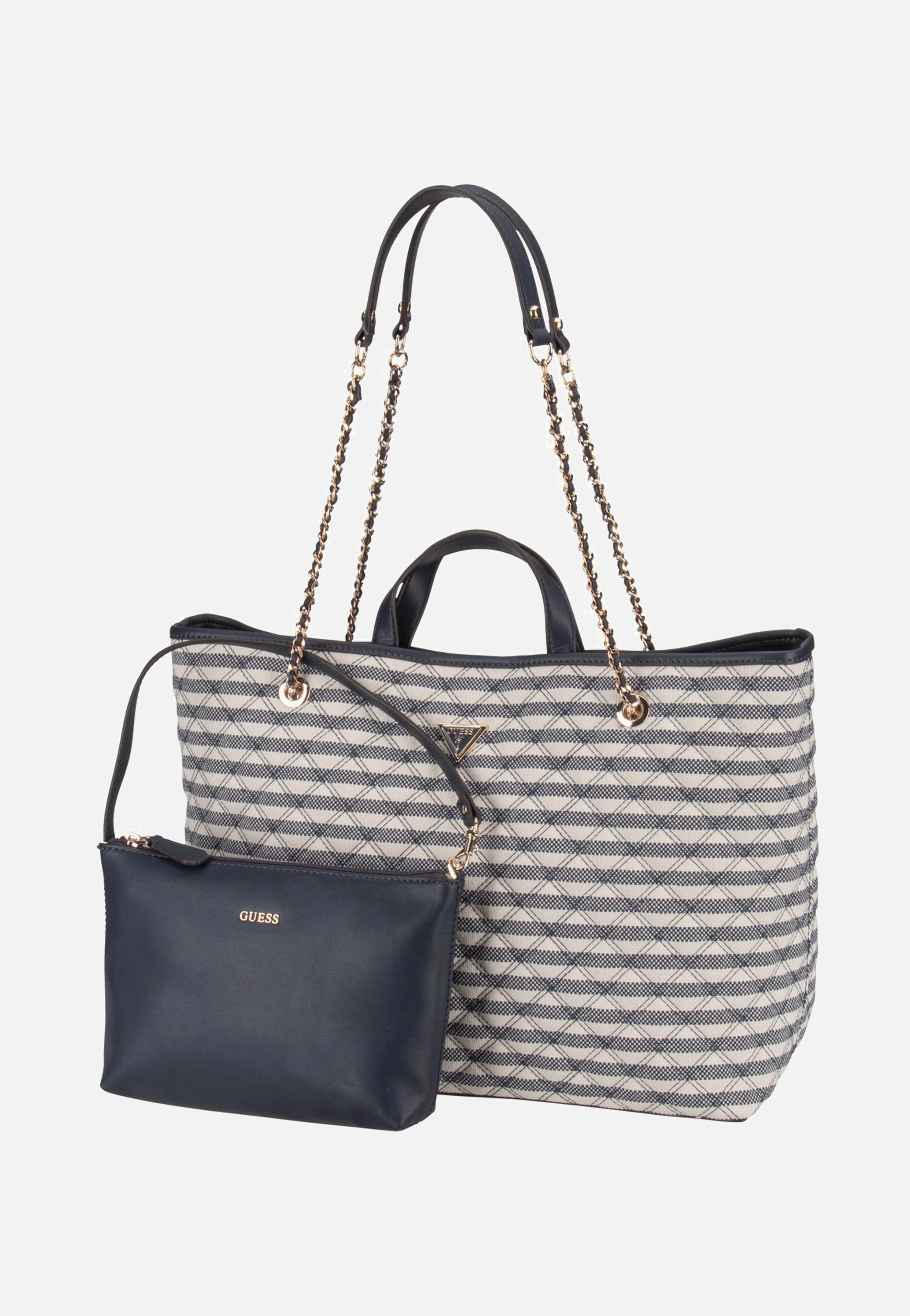 Giully II Large 2 In 1 Tote Navy Multi - Shopper - Image 5