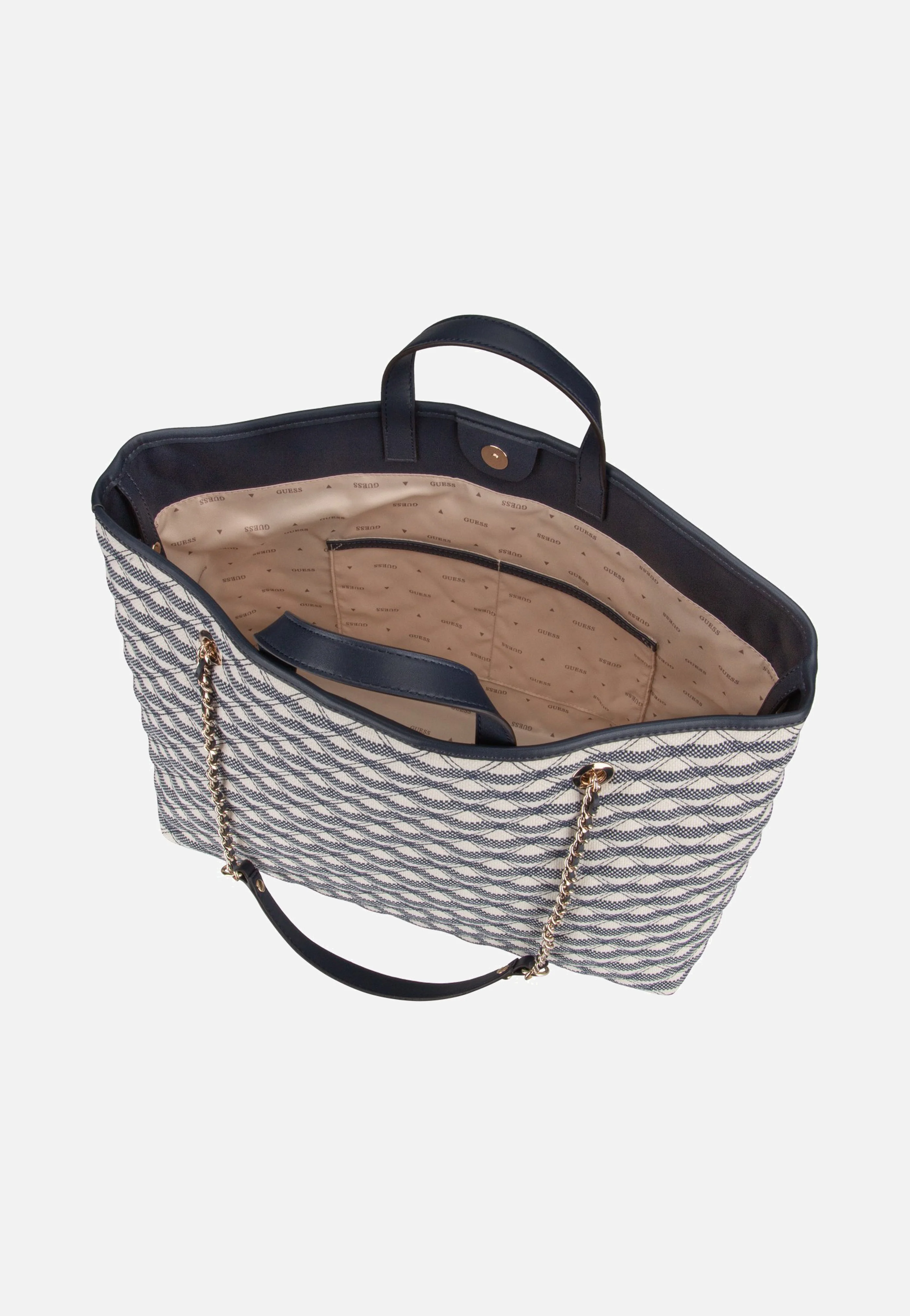 Giully II Large 2 In 1 Tote Navy Multi - Shopper - Image 6
