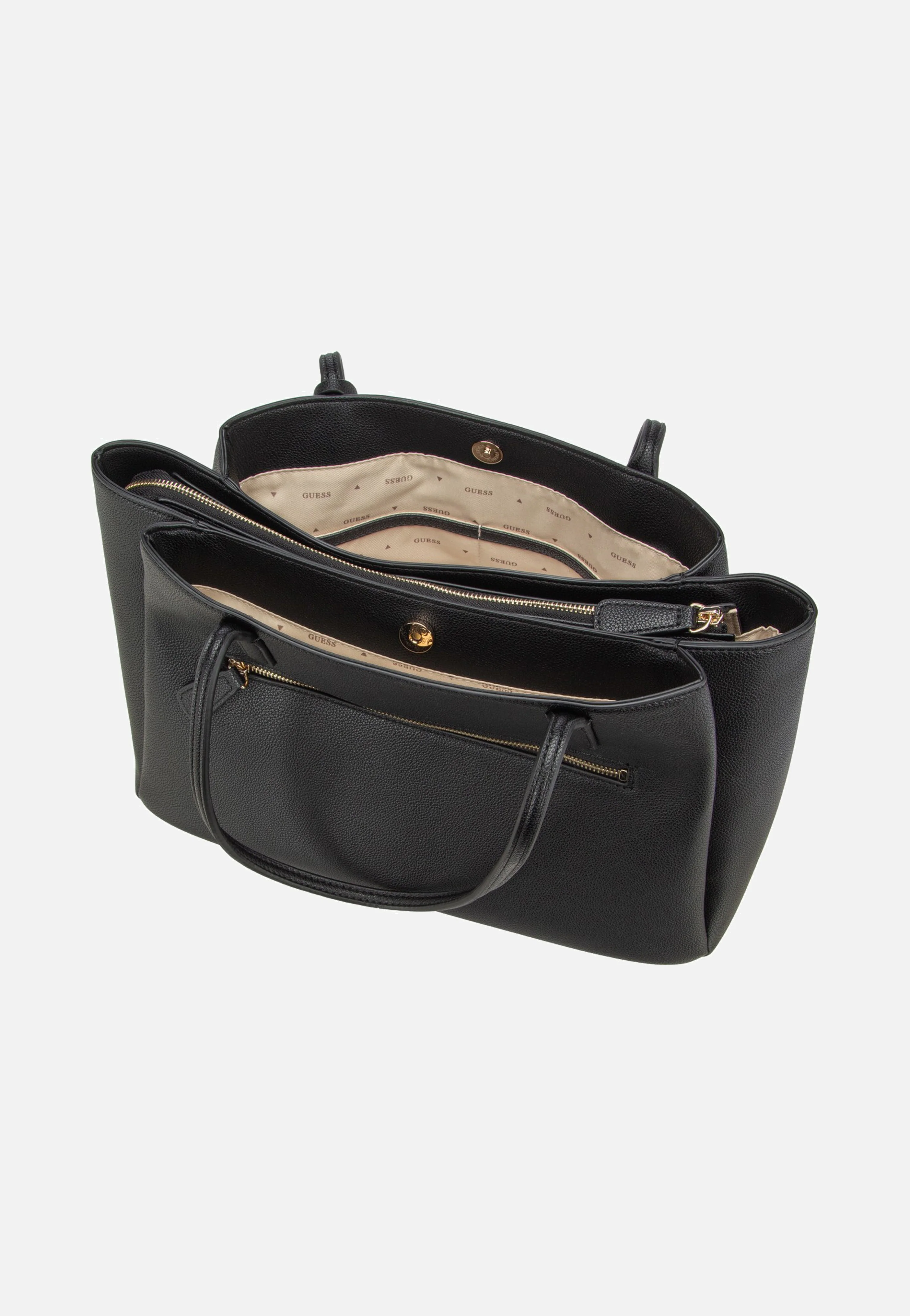 Isola Multi Comp Tote Black - Shopper - Image 7