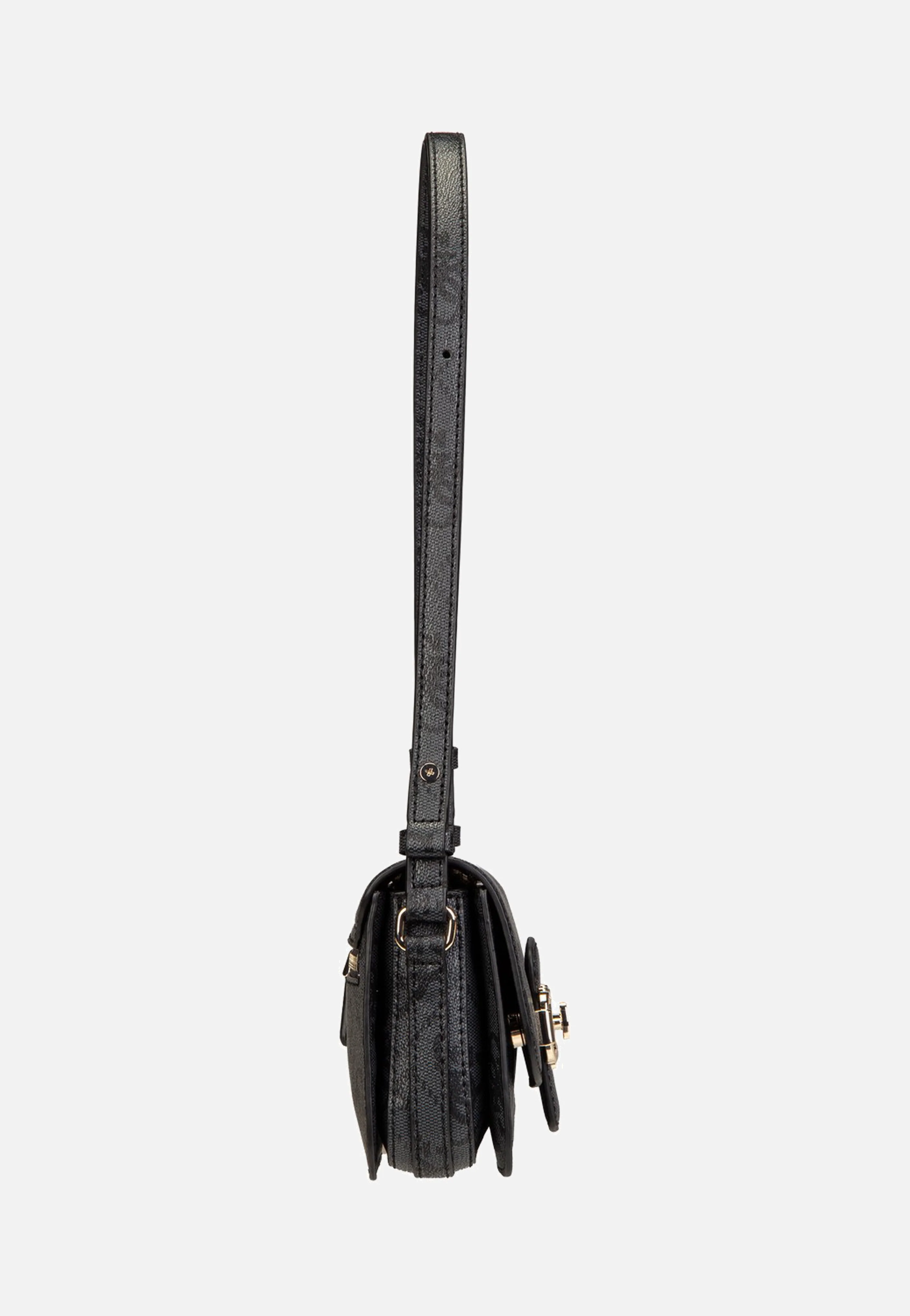 Janie Logo Conv Xbody Flap Coal Logo - Crossbody Bag - Image 4