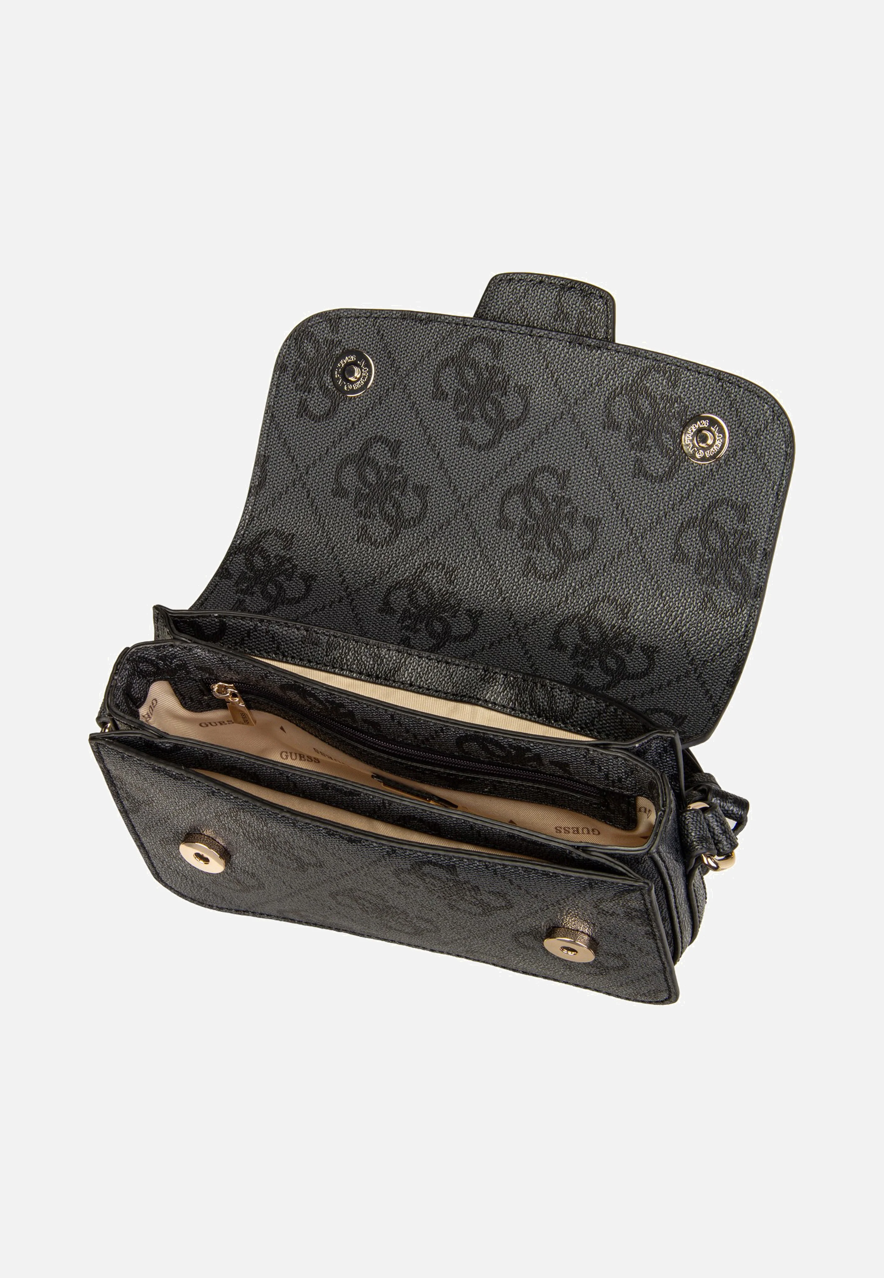 Janie Logo Conv Xbody Flap Coal Logo - Crossbody Bag - Image 5