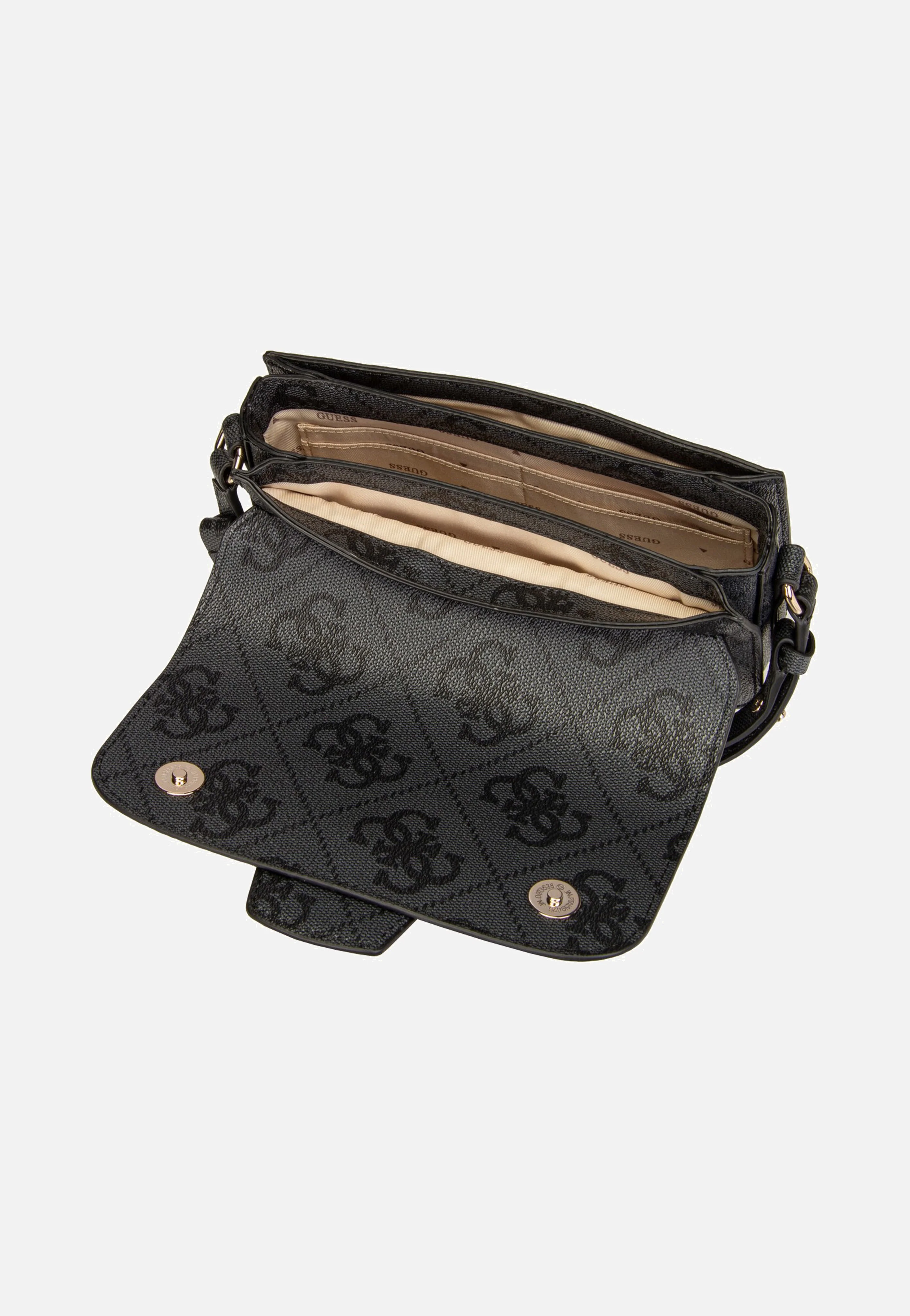 Janie Logo Conv Xbody Flap Coal Logo - Crossbody Bag - Image 6