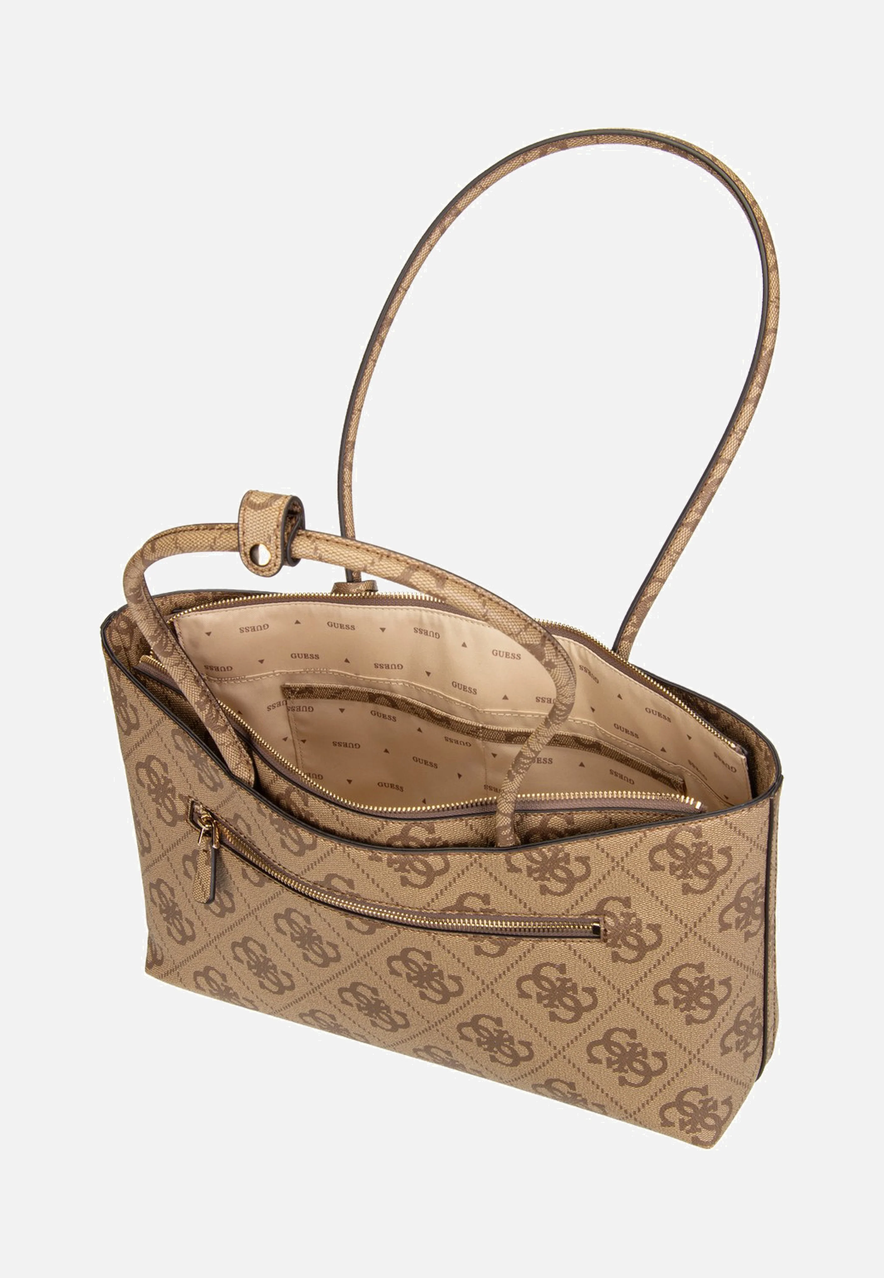 Janie Logo Girlfriend Carryall Latte Logo - Shopper - Image 6