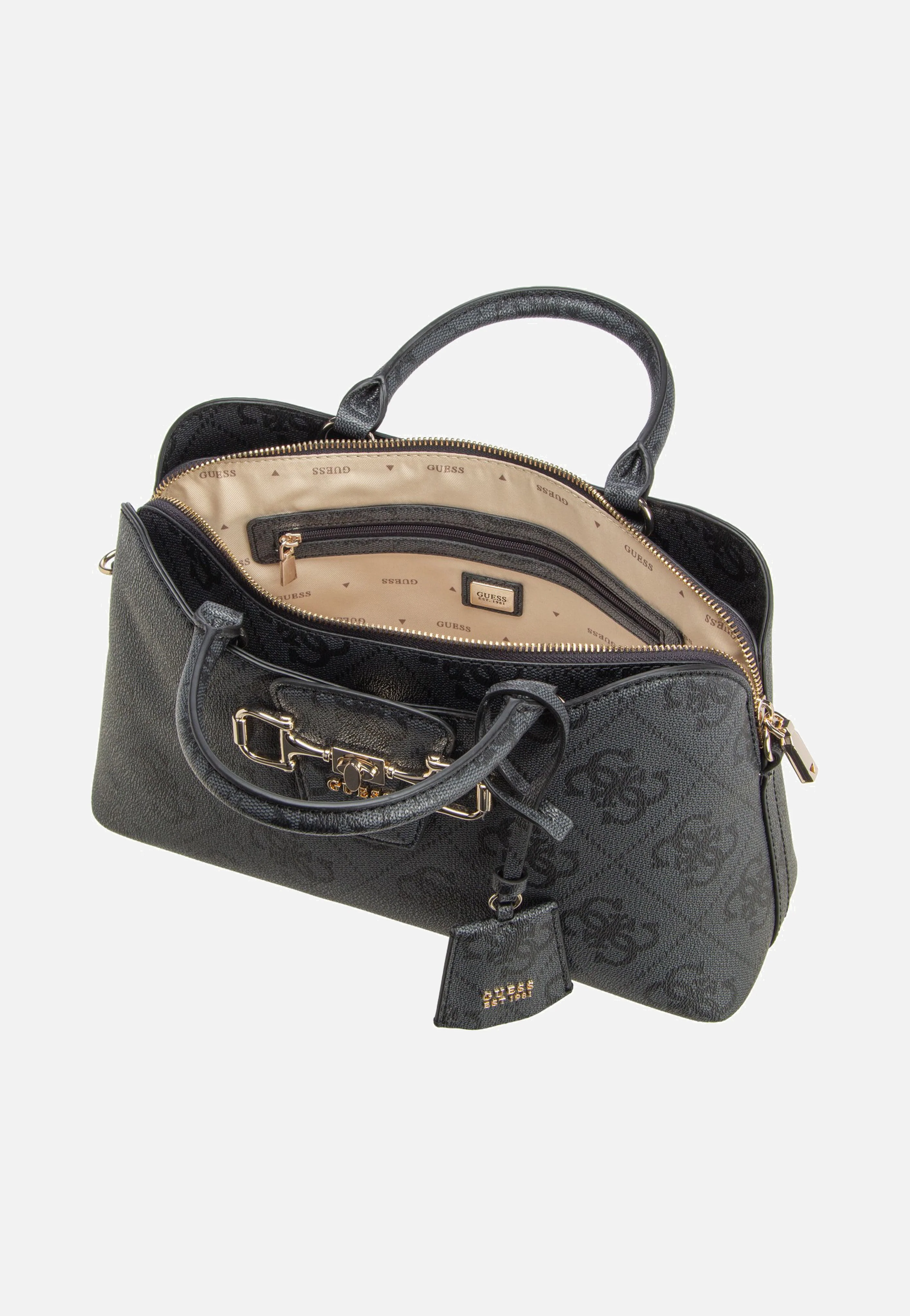 Janie Logo Girlfriend Satchel Coal Logo - Satchel - Image 5