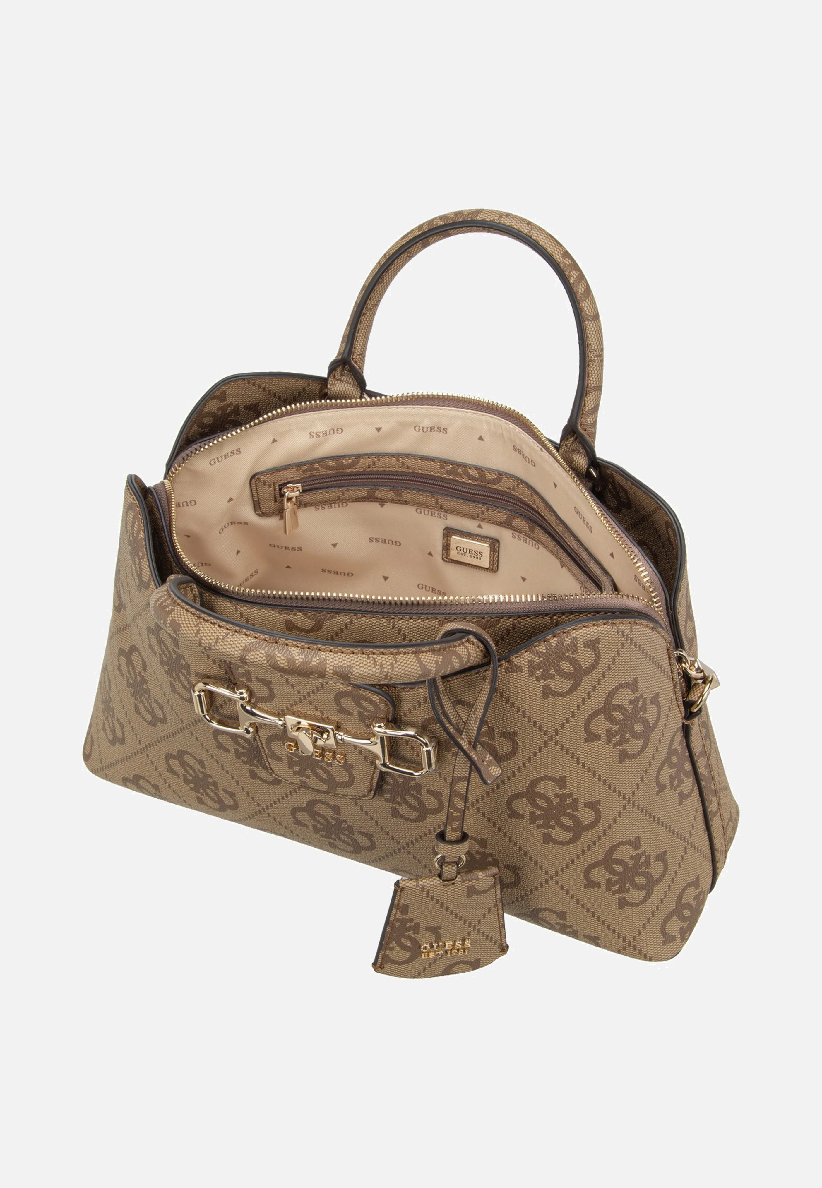 Janie Logo Girlfriend Satchel Latte Logo - Satchel - Image 5