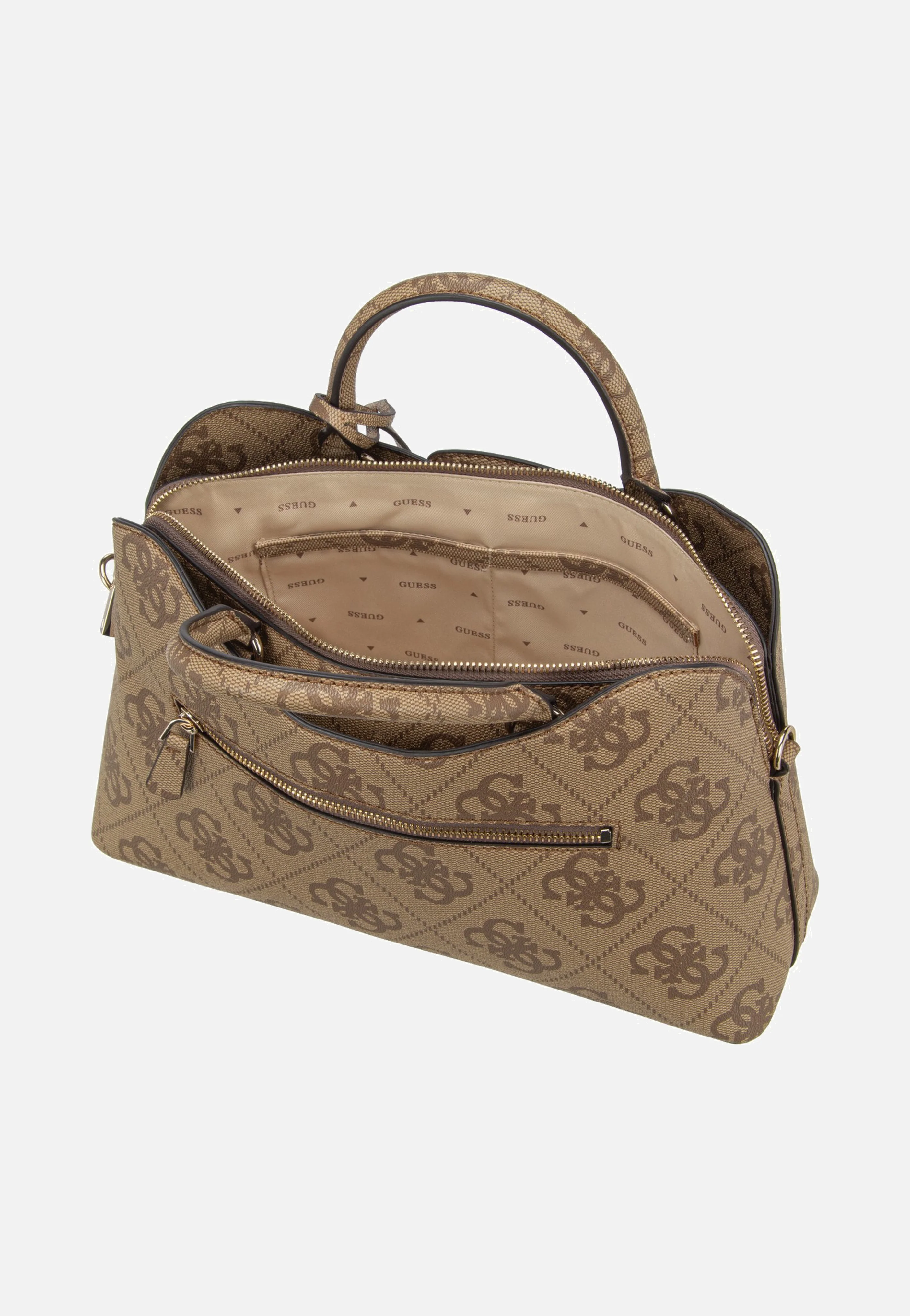 Janie Logo Girlfriend Satchel Latte Logo - Satchel - Image 6