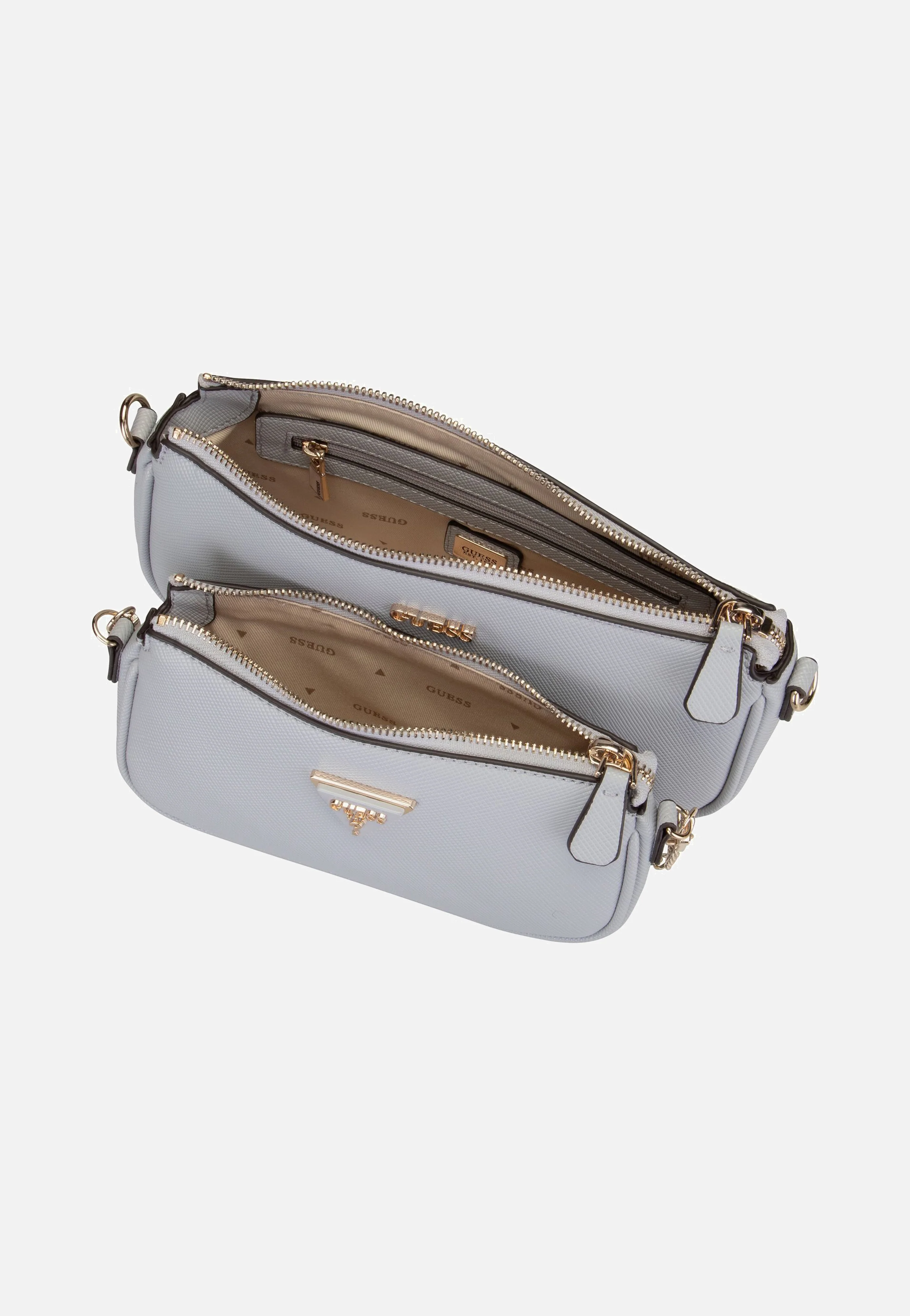 Noelle Double Pouch ZG Lavendar Grey - Crossbody Bag - Image 3