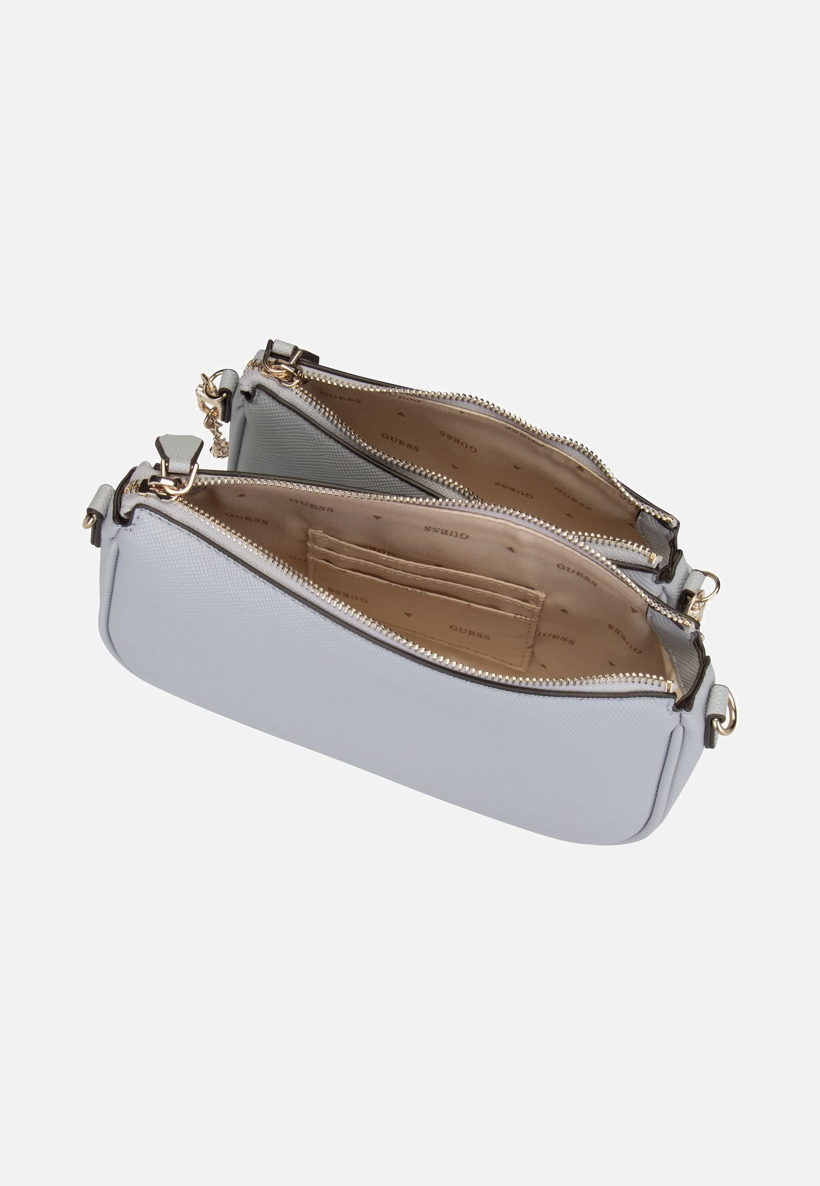 Noelle Double Pouch ZG Lavendar Grey - Crossbody Bag - Image 4