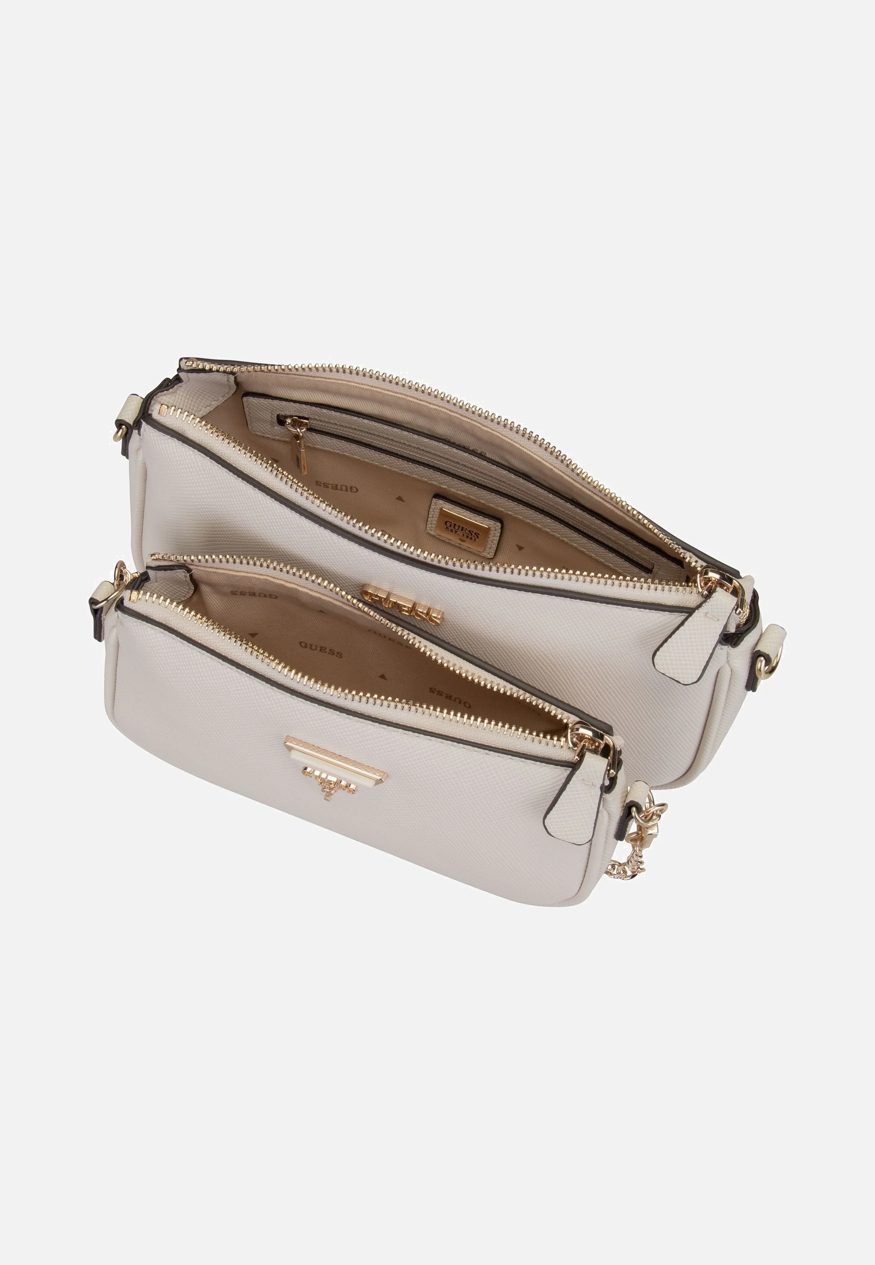 Noelle II Double Pouch CB 72710 Bone - Crossbody Bag - Image 3