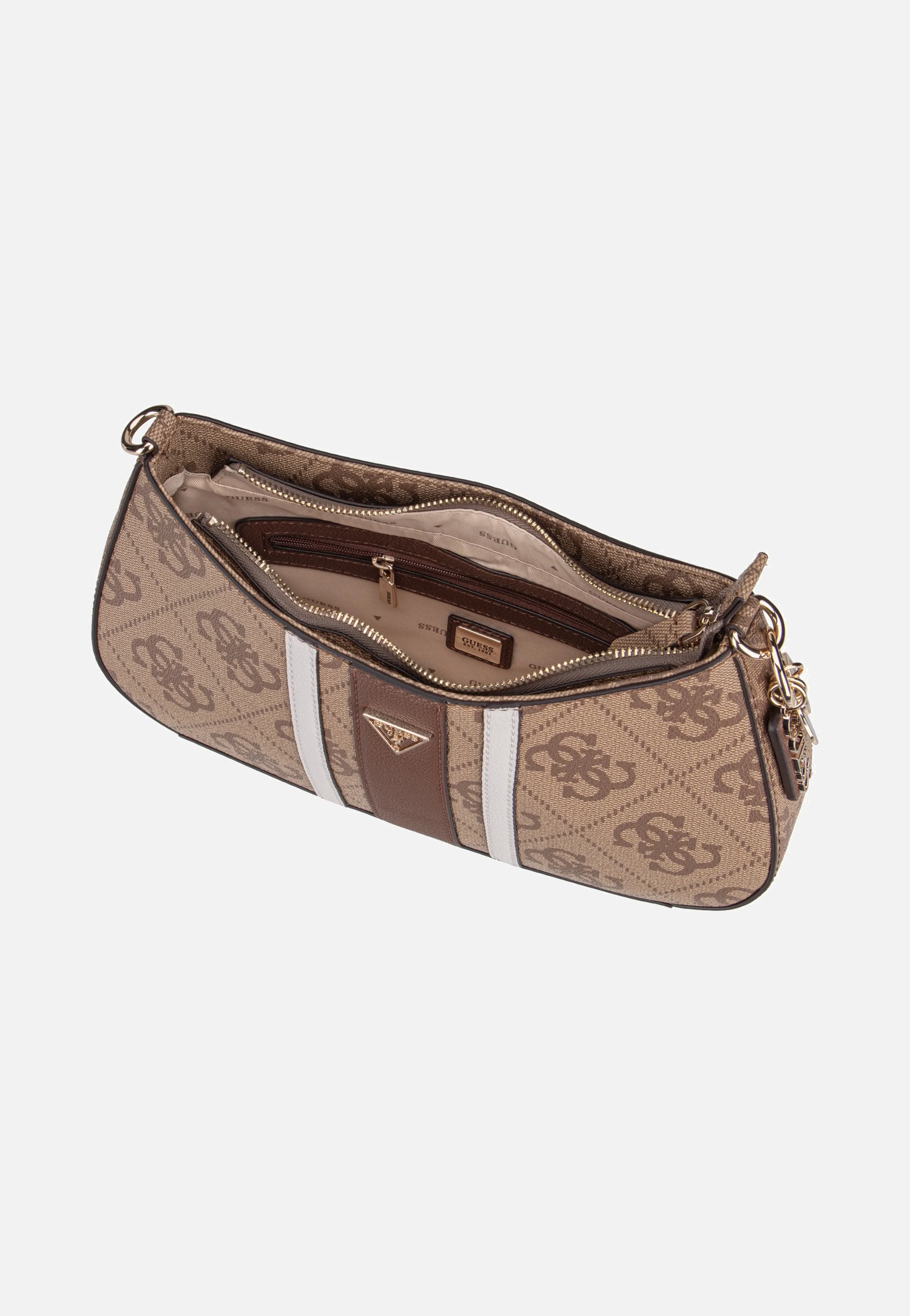 Noelle II Top Zip SHB 72180 Latte Logo/Brown - Umhängetasche - Image 5