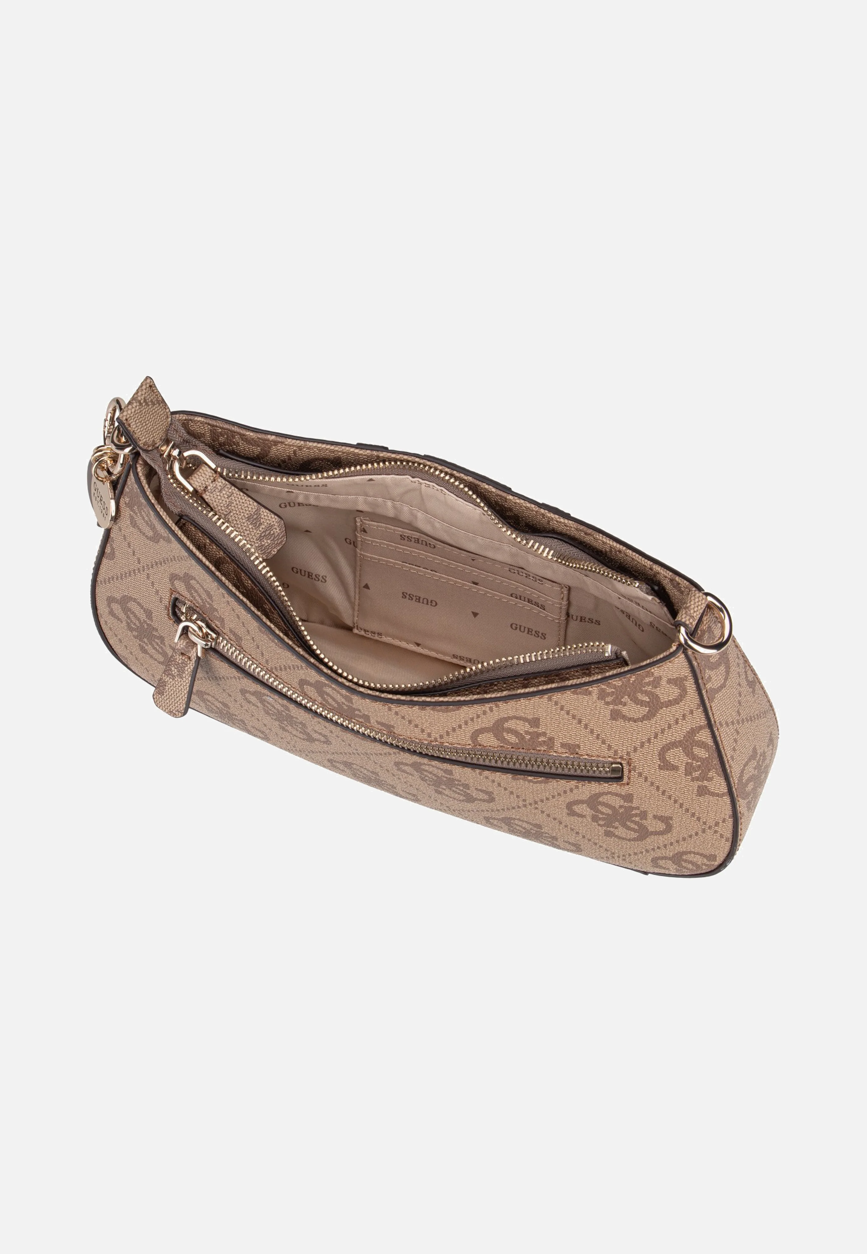 Noelle II Top Zip SHB 72180 Latte Logo/Brown - Umhängetasche - Image 6