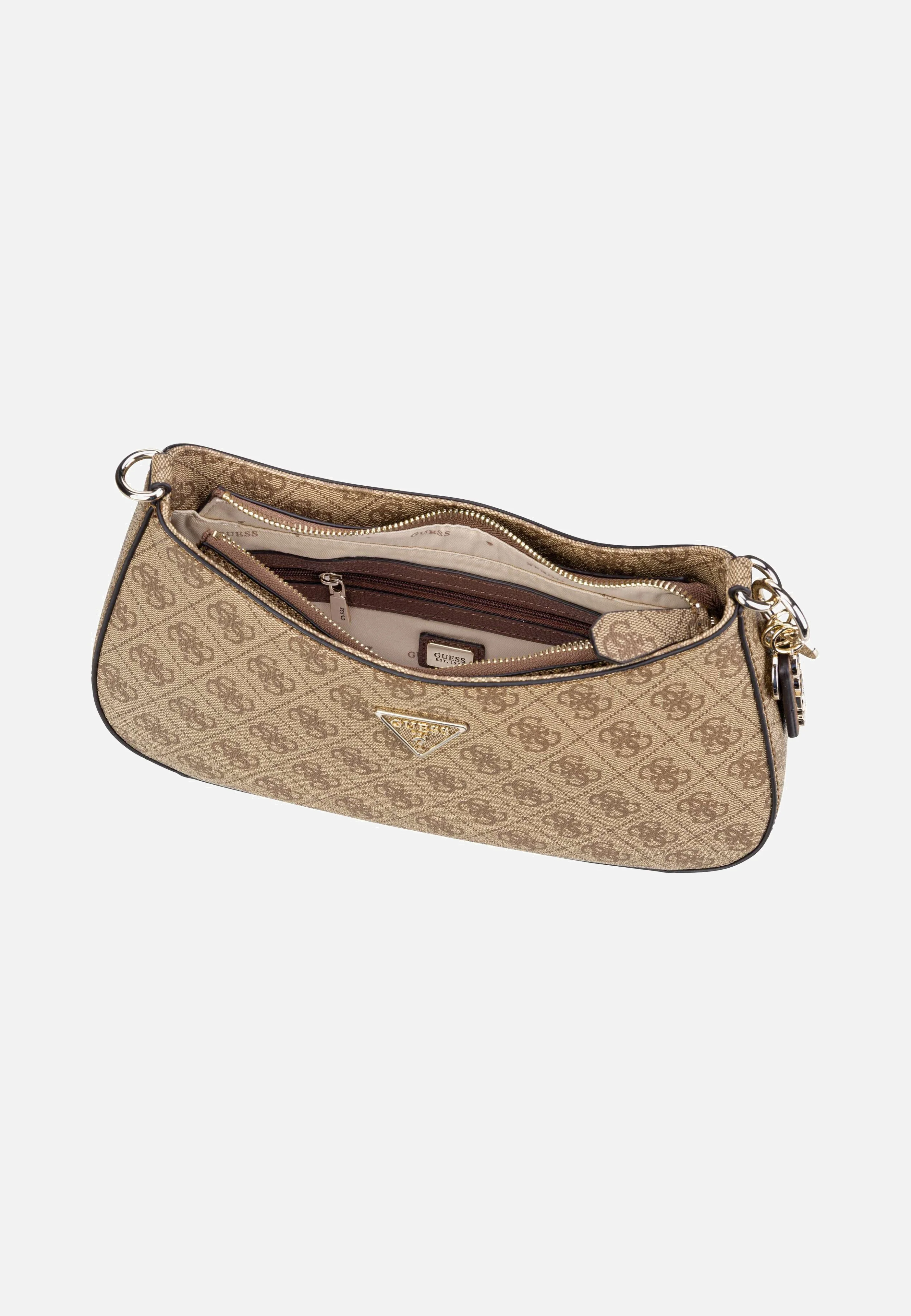 Noelle II Top Zip SHB 72180 Logo Latte/Brown - Abendtasche - Image 4