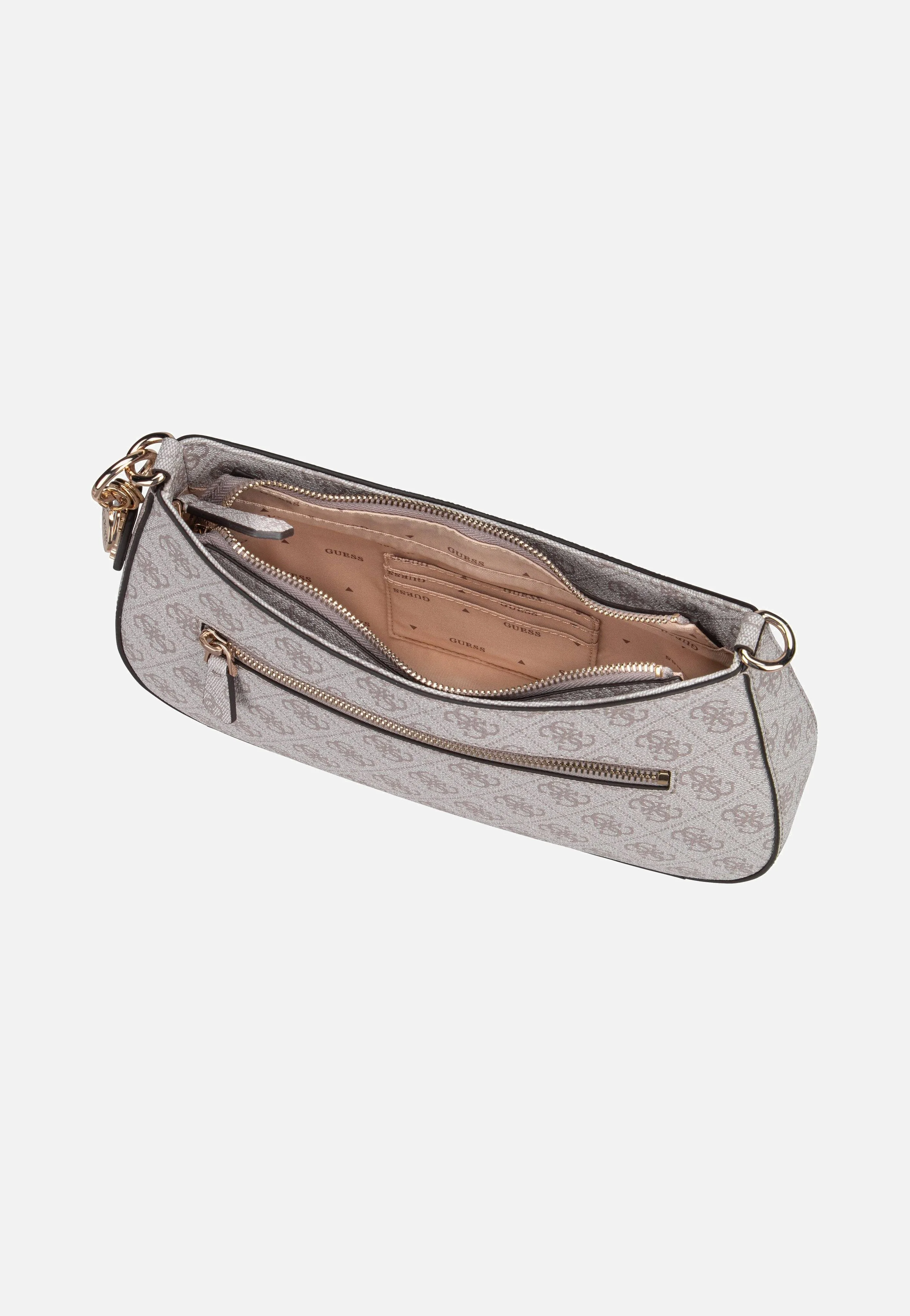 Noelle II Top Zip SHB Logo 72180 Dark Taupe - Abendtasche - Image 3