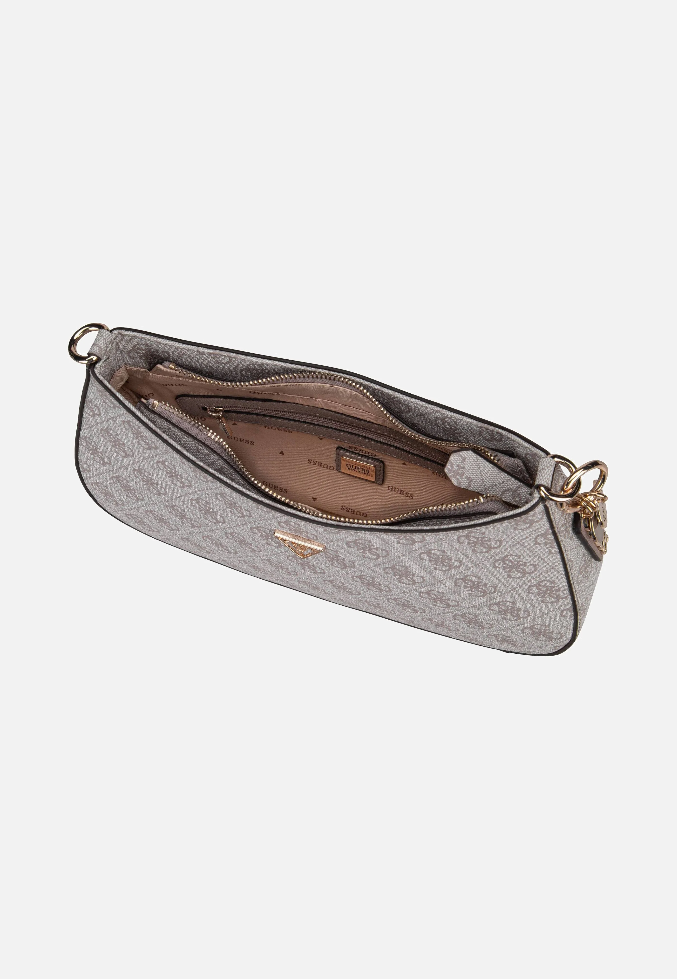 Noelle II Top Zip SHB Logo 72180 Dark Taupe - Abendtasche - Image 4