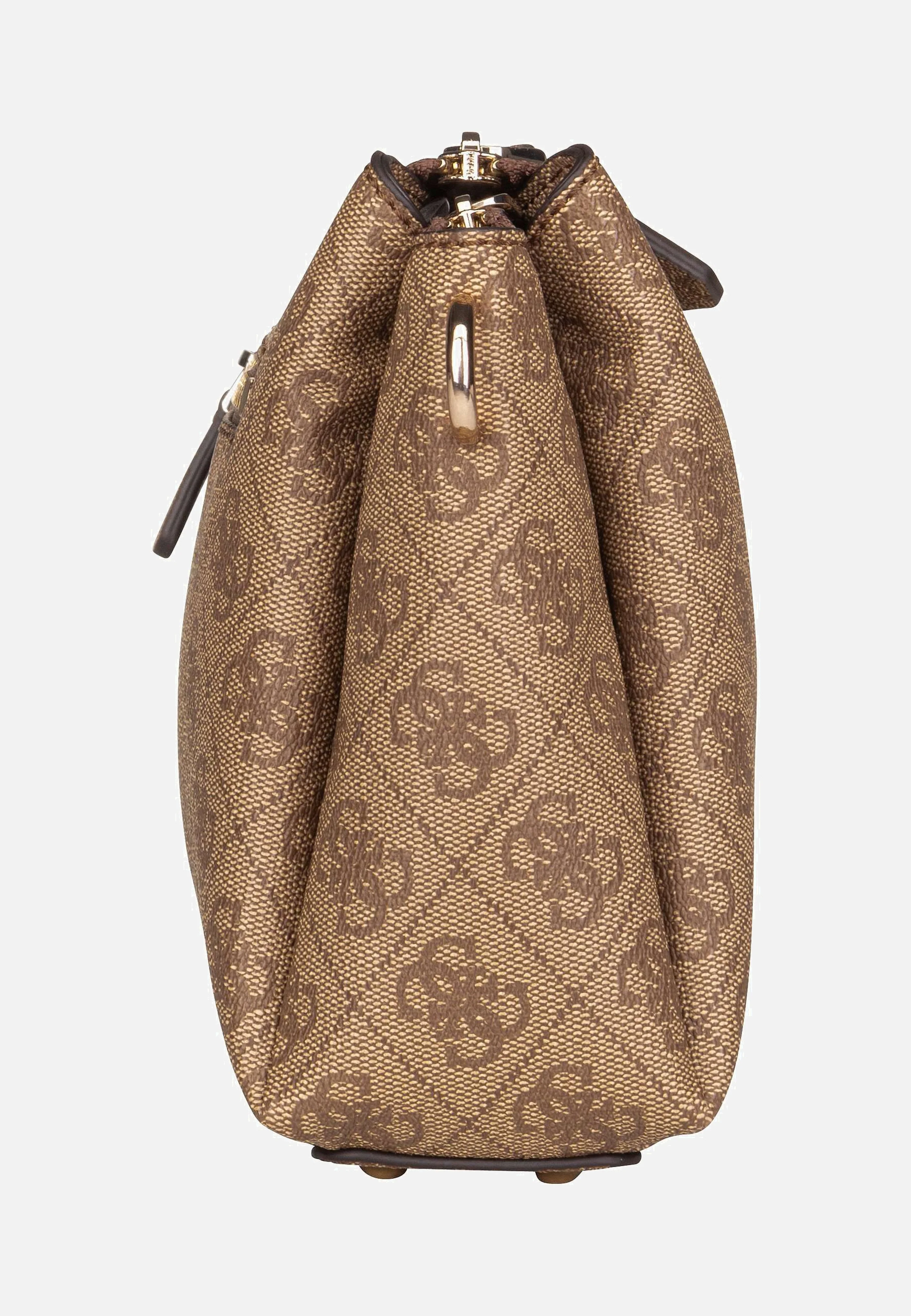 Noelle II Tri Comp CB 72120 Logo Latte/Brown - Crossbody Bag - Image 6