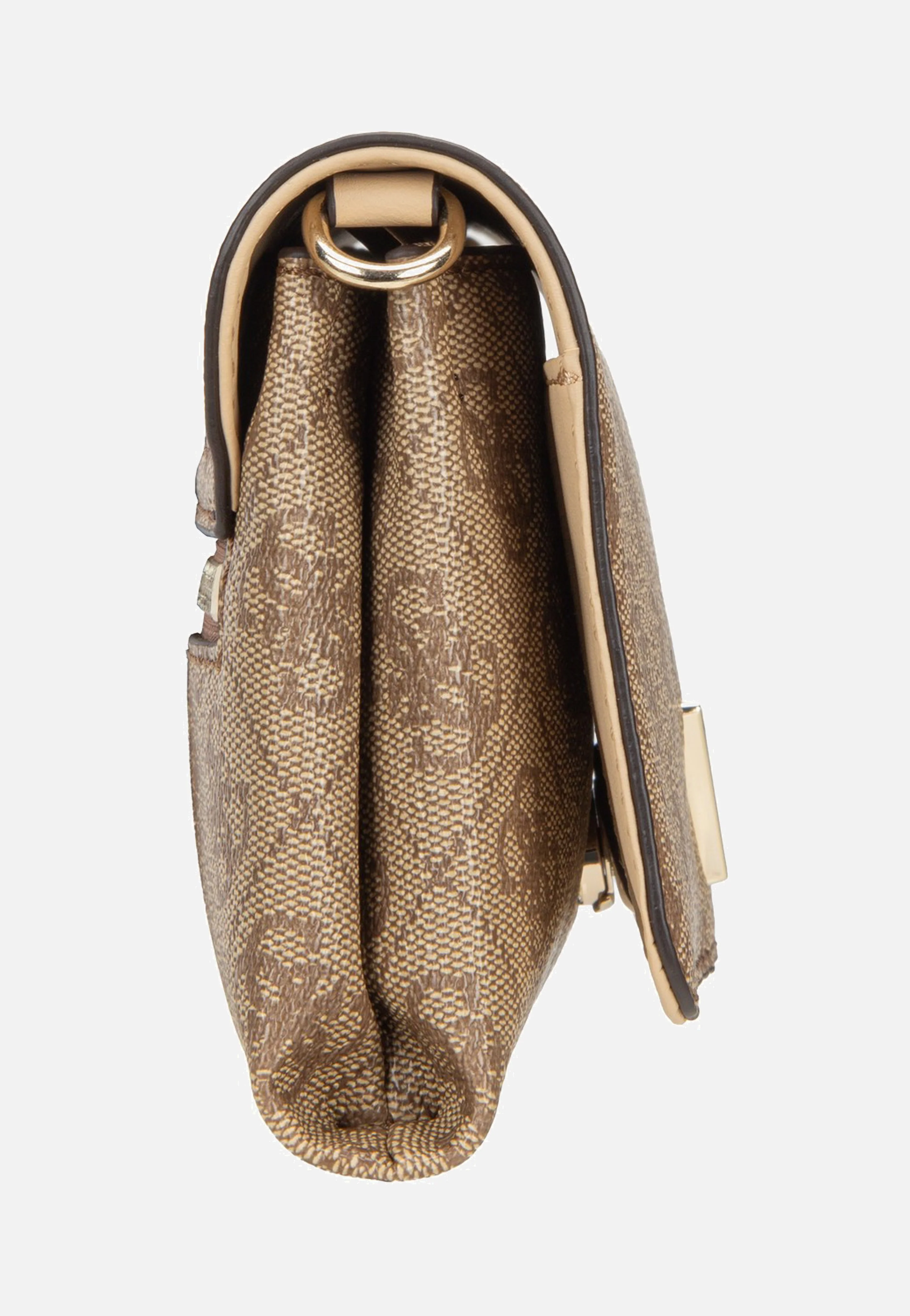 Noelle II Xbody Flap Organizer Latte Logo/Brown - Clutch - Image 4
