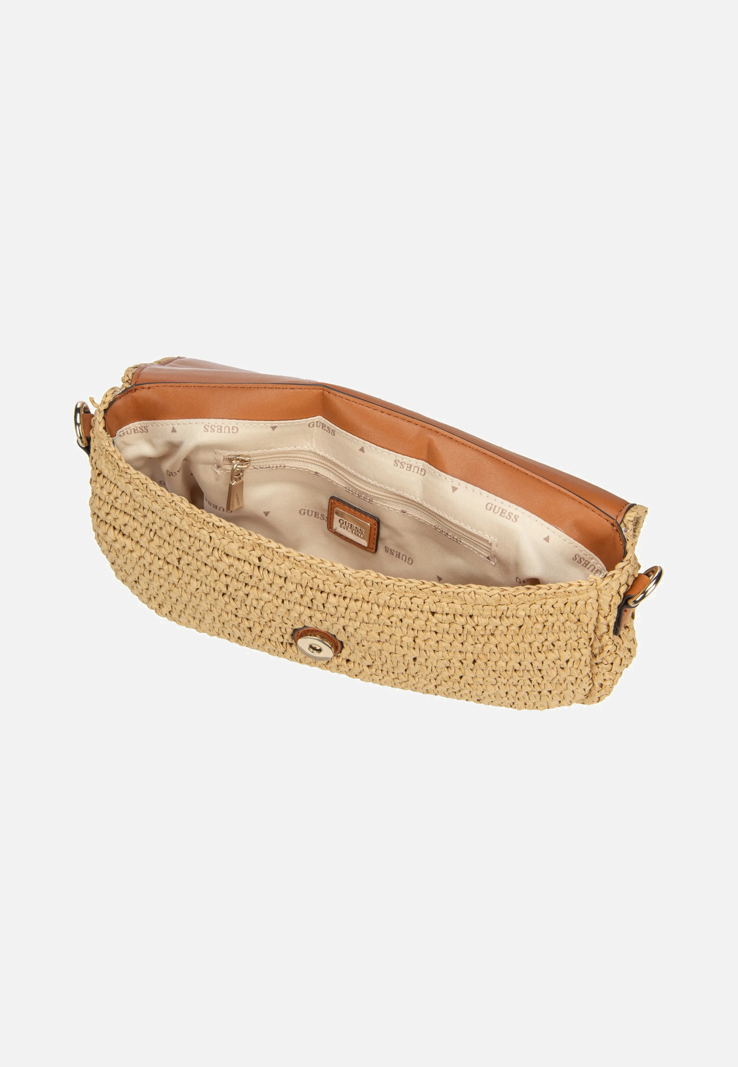 Ofelia Flap Shoulder 23190 Natural/Cognac - Umhängetasche - Image 5