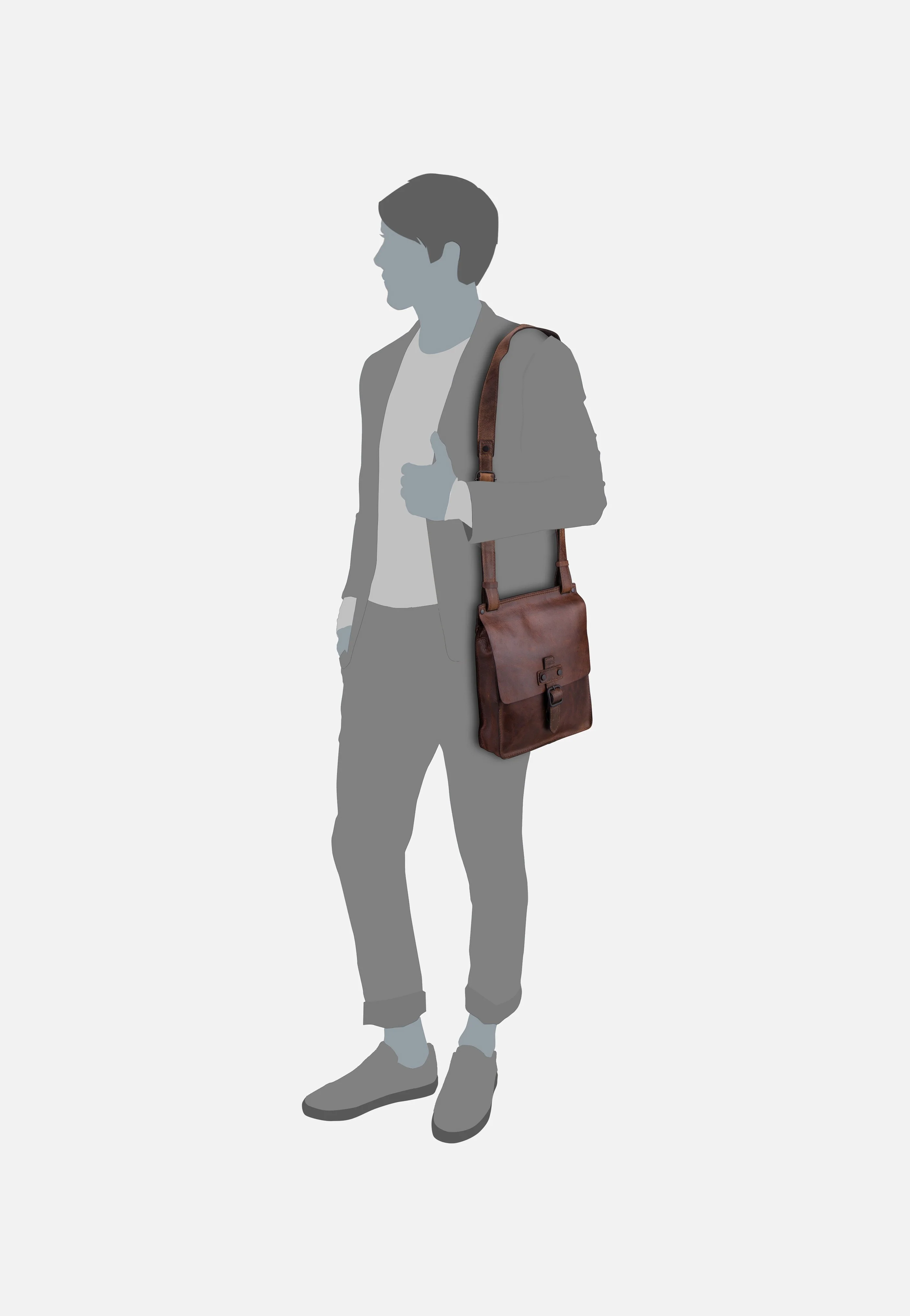 Aberdeen 2907 Braun - Crossbody Bag - Image 5