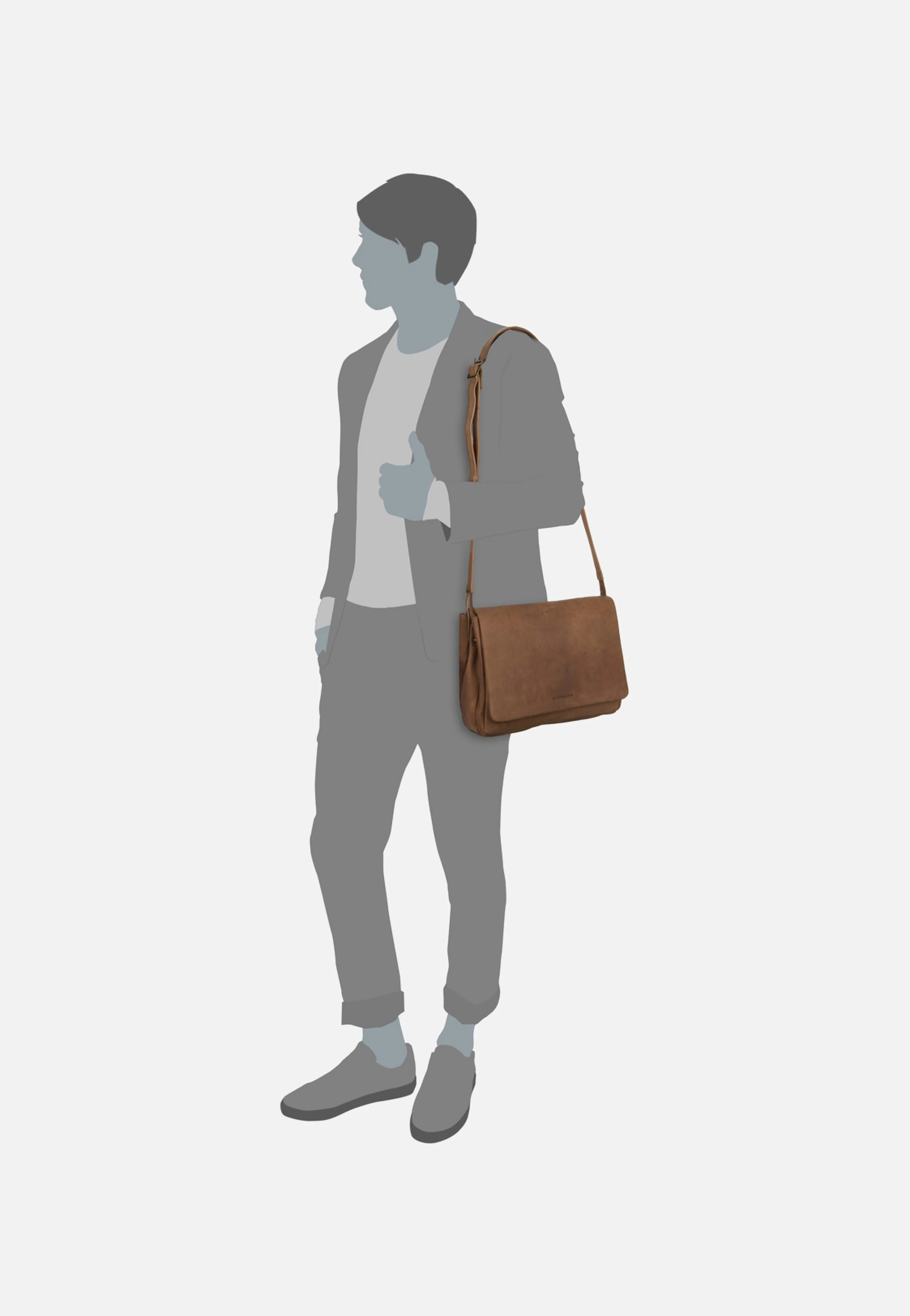 Antic 3103 M Natur - Messenger Bag - Image 6