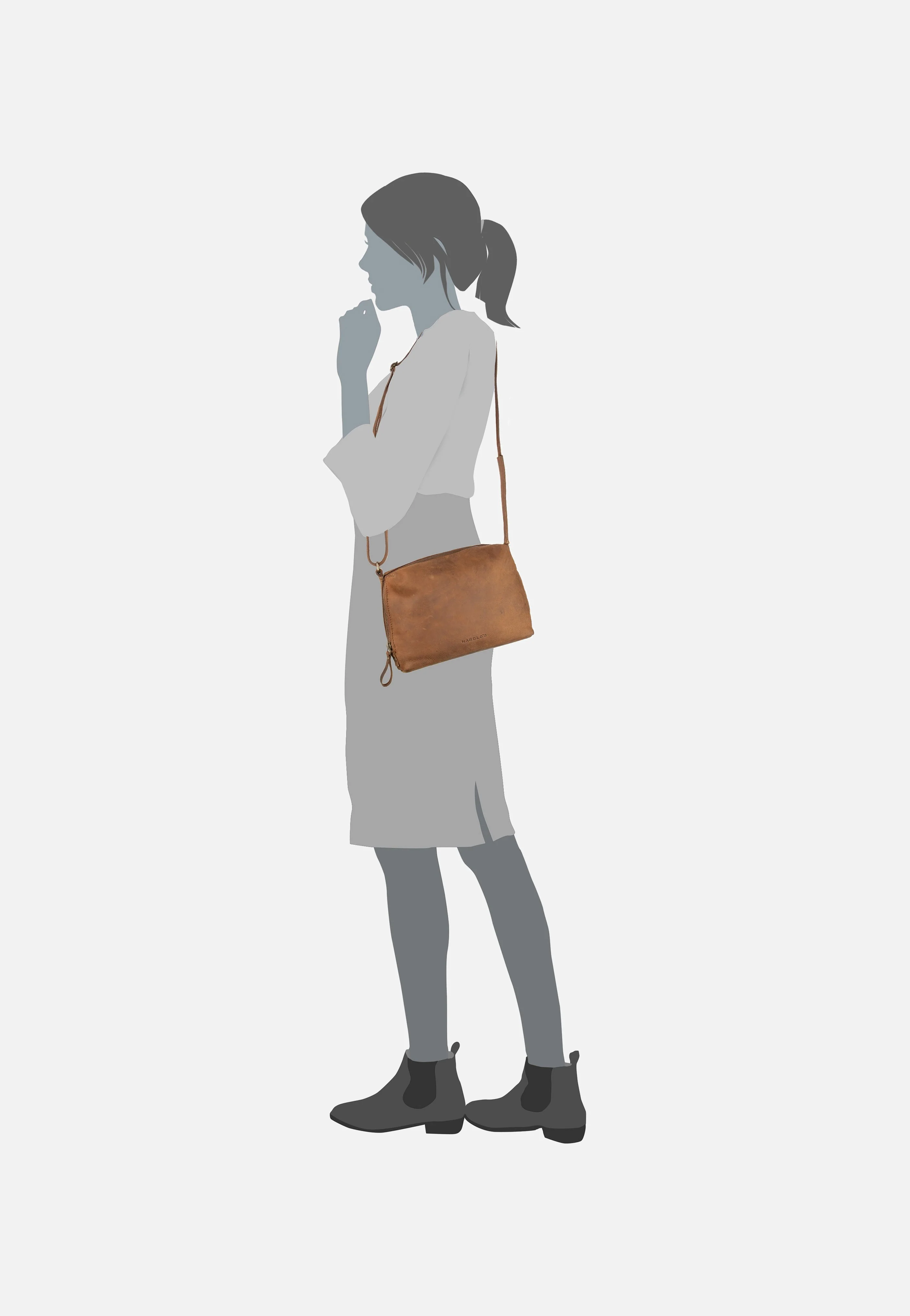 Antic Casual Postcase L Natur - Crossbody Bag - Image 6