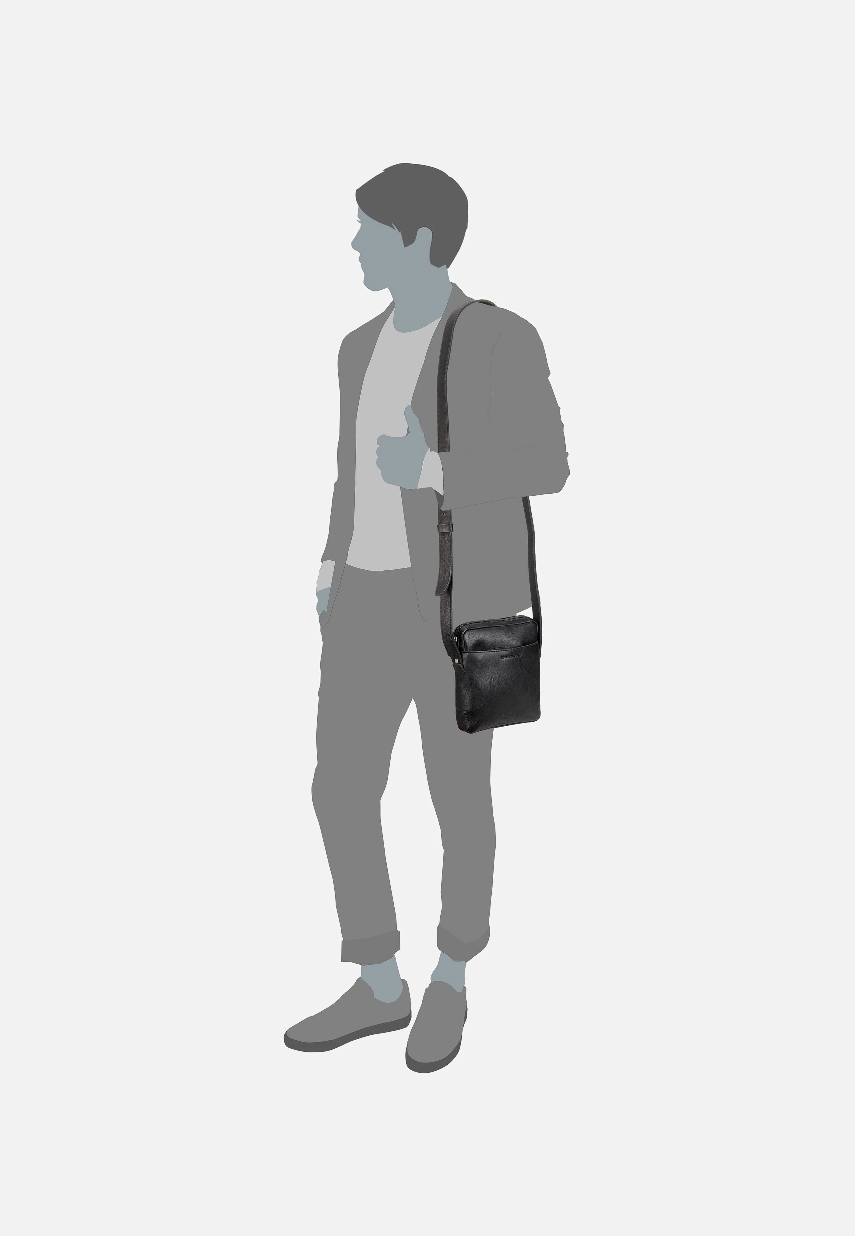 Campo 2719 Schwarz - Crossbody Bag - Image 5