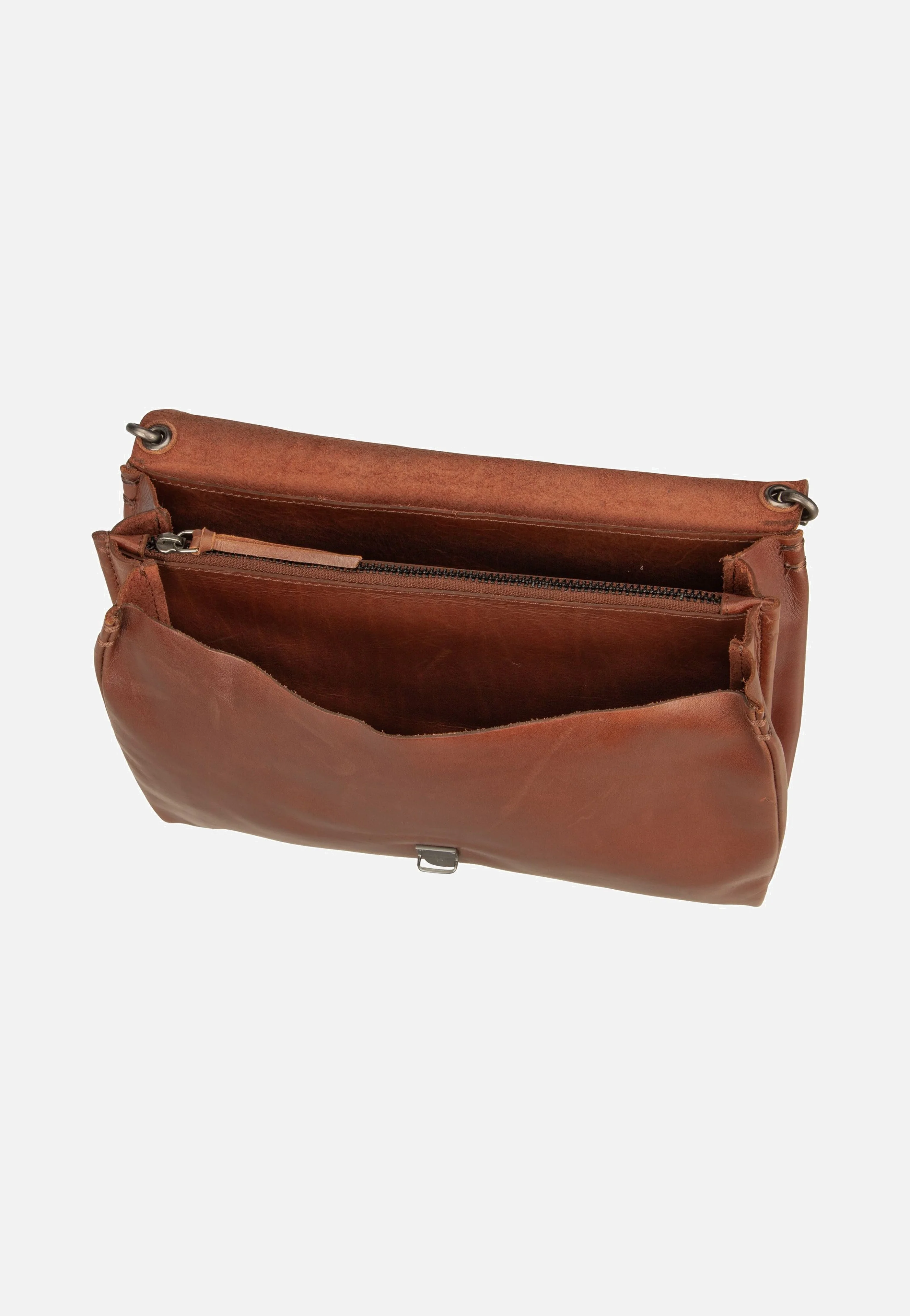 Fold Handbag Clutch L FO3 Cognac - Crossbody Bag - Image 4