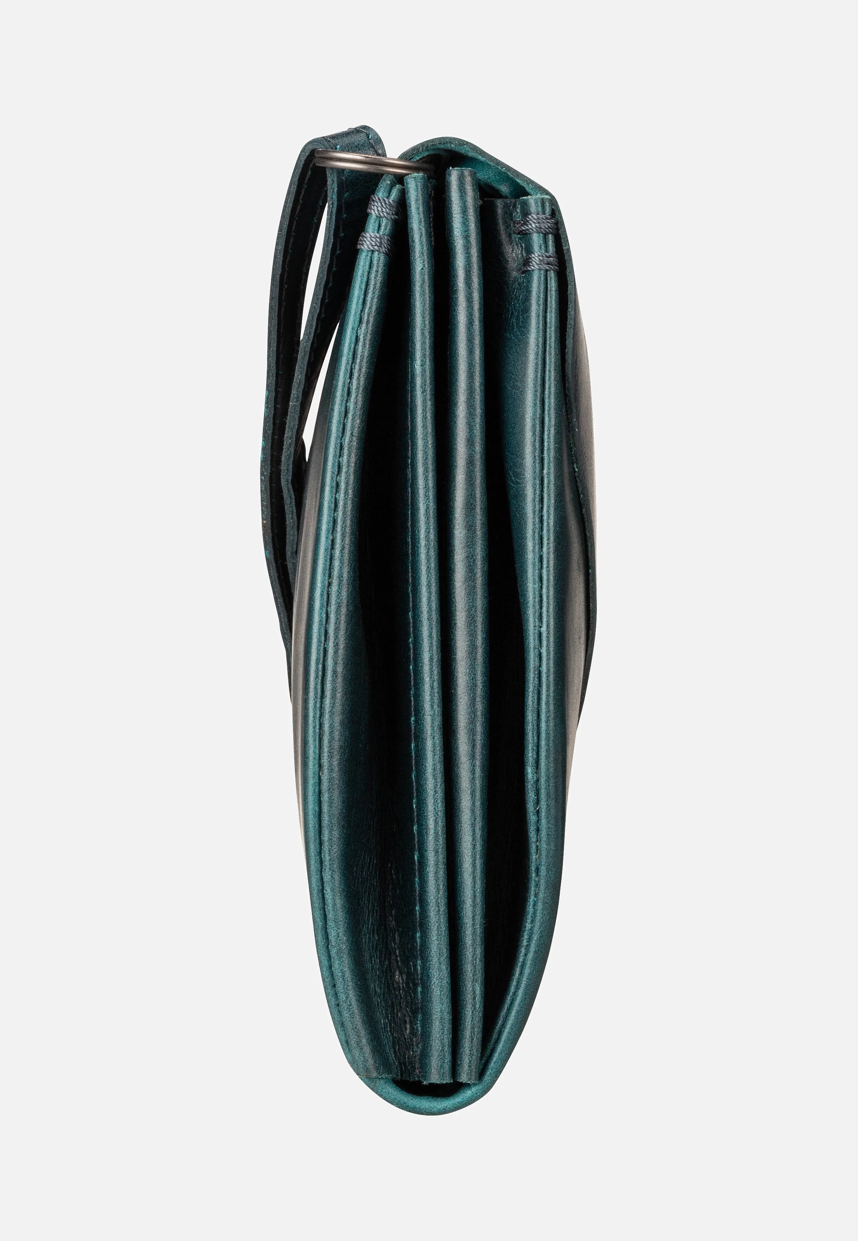 Fold Handbag Clutch L FO3 Petrol - Crossbody Bag - Image 4
