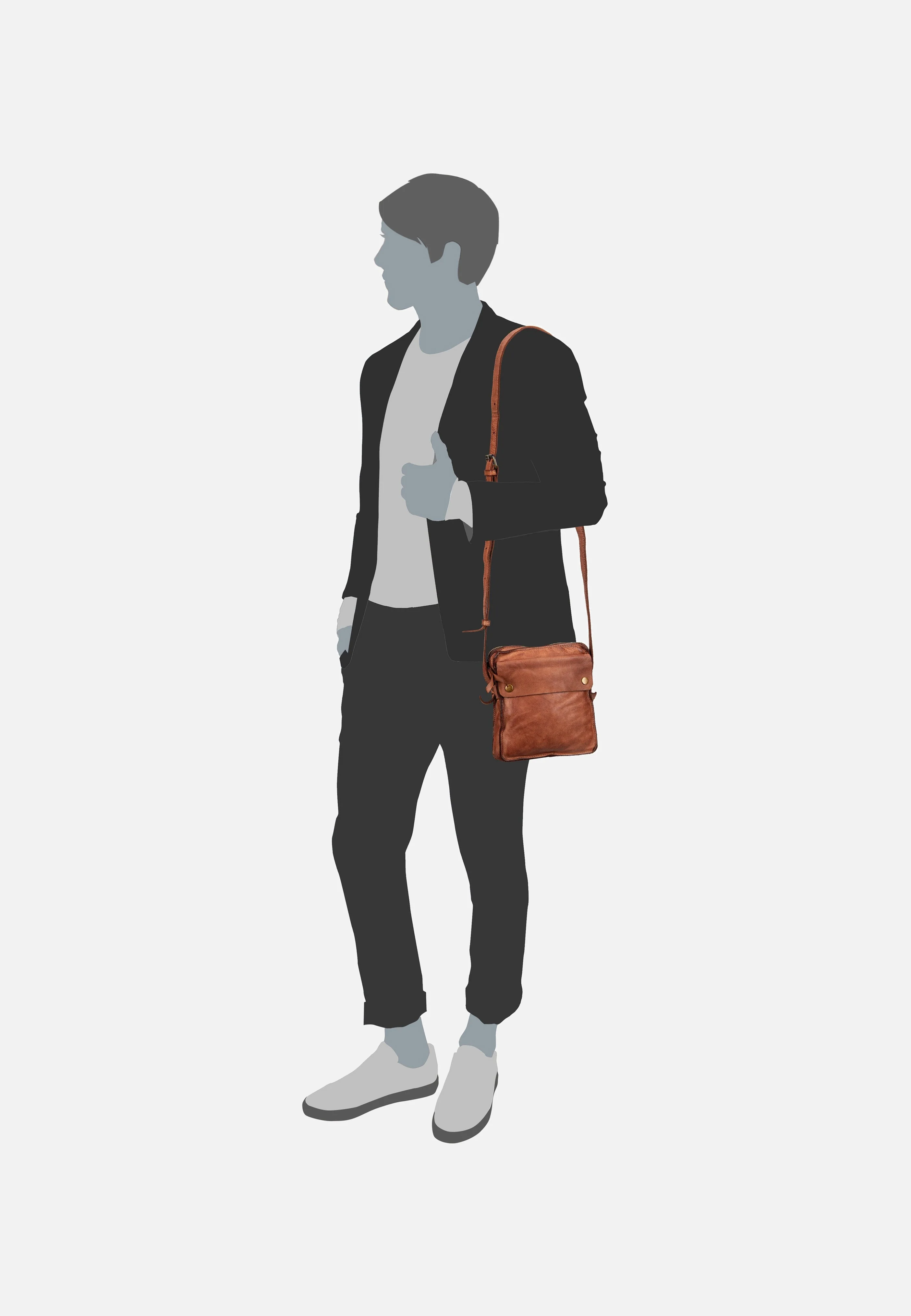 Submarine 3020 Cognac - Crossbody Bag - Image 6
