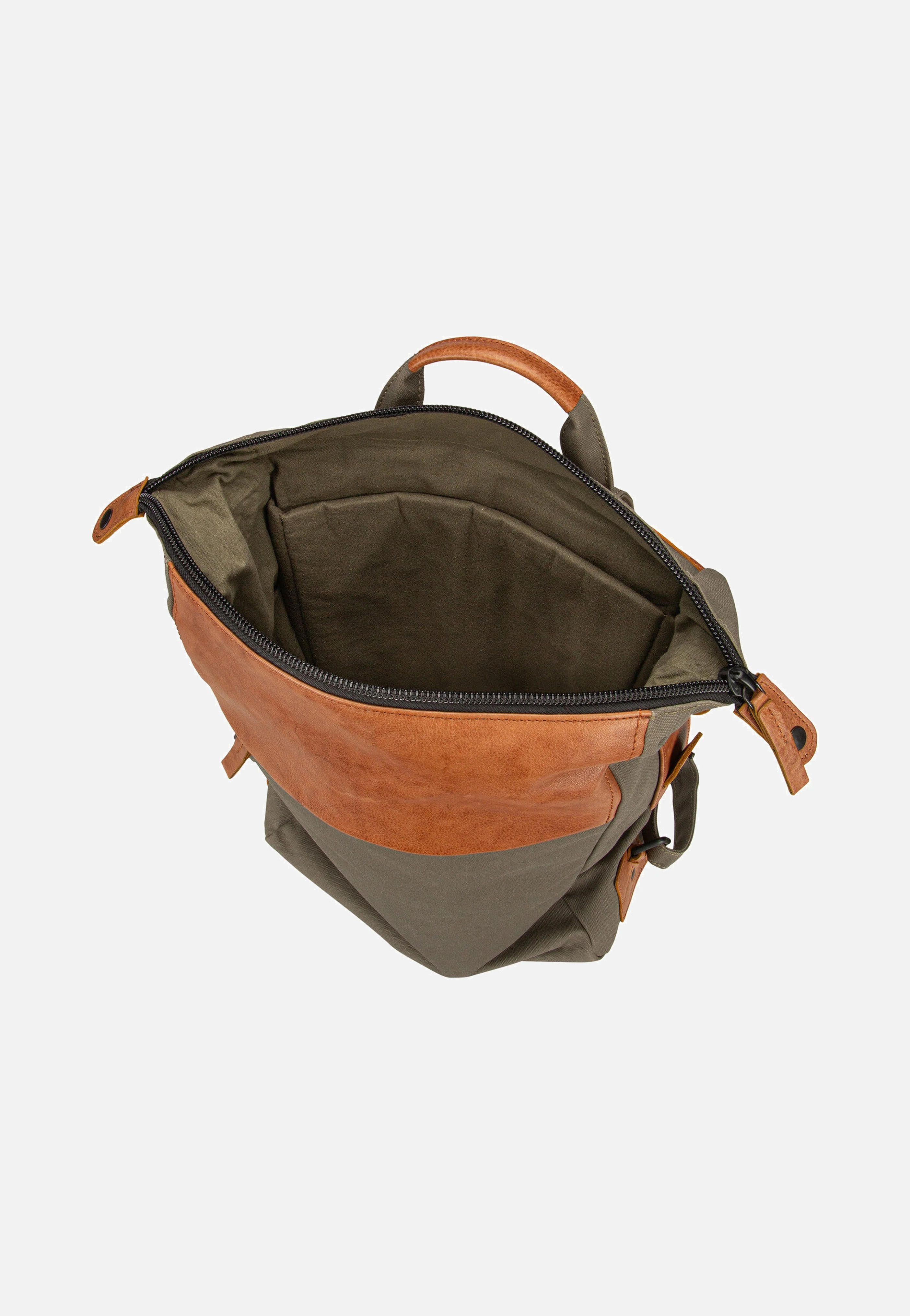 Wax 1 Khaki/Cognac - Rucksack - Image 3