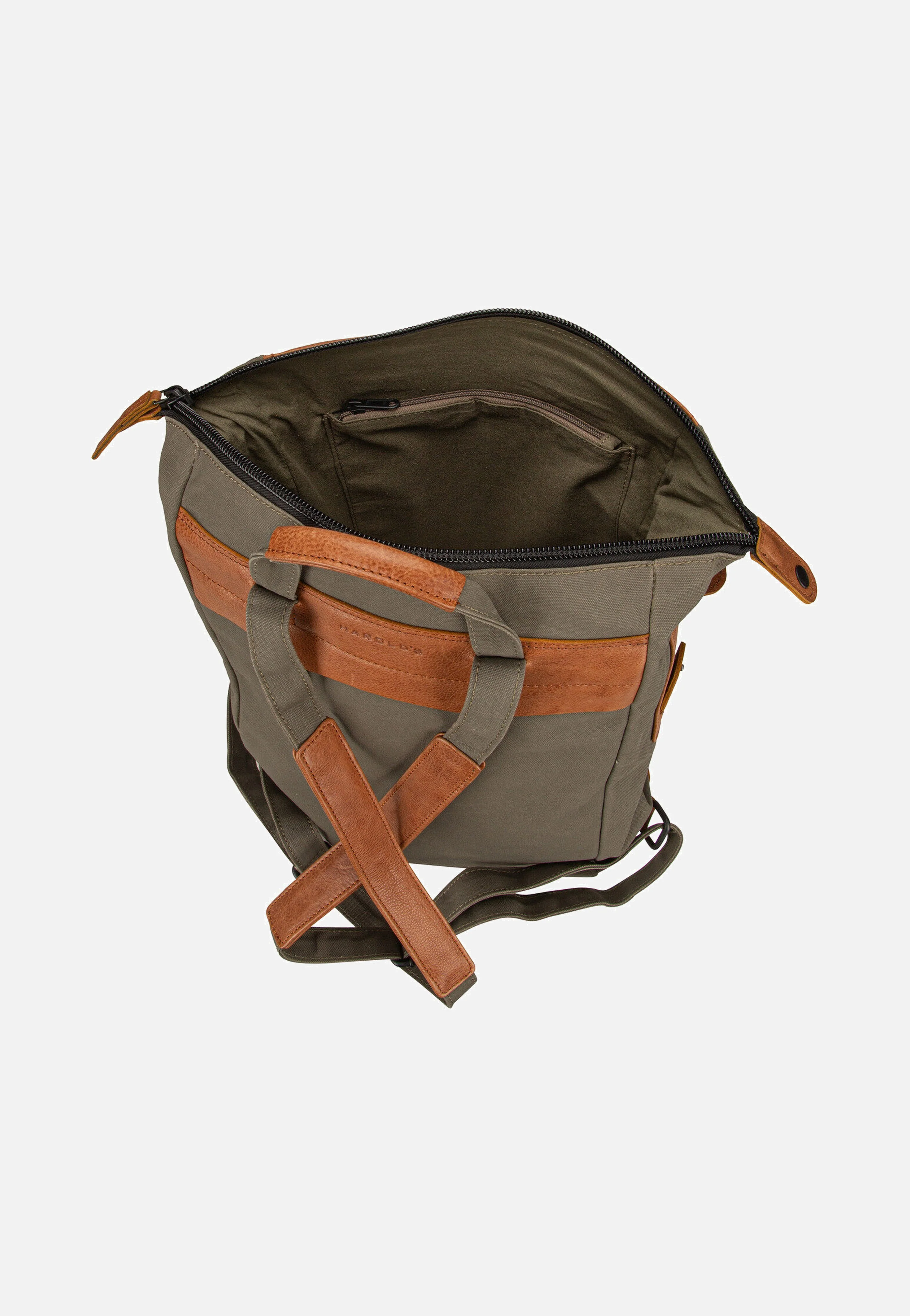 Wax 1 Khaki/Cognac - Rucksack - Image 4