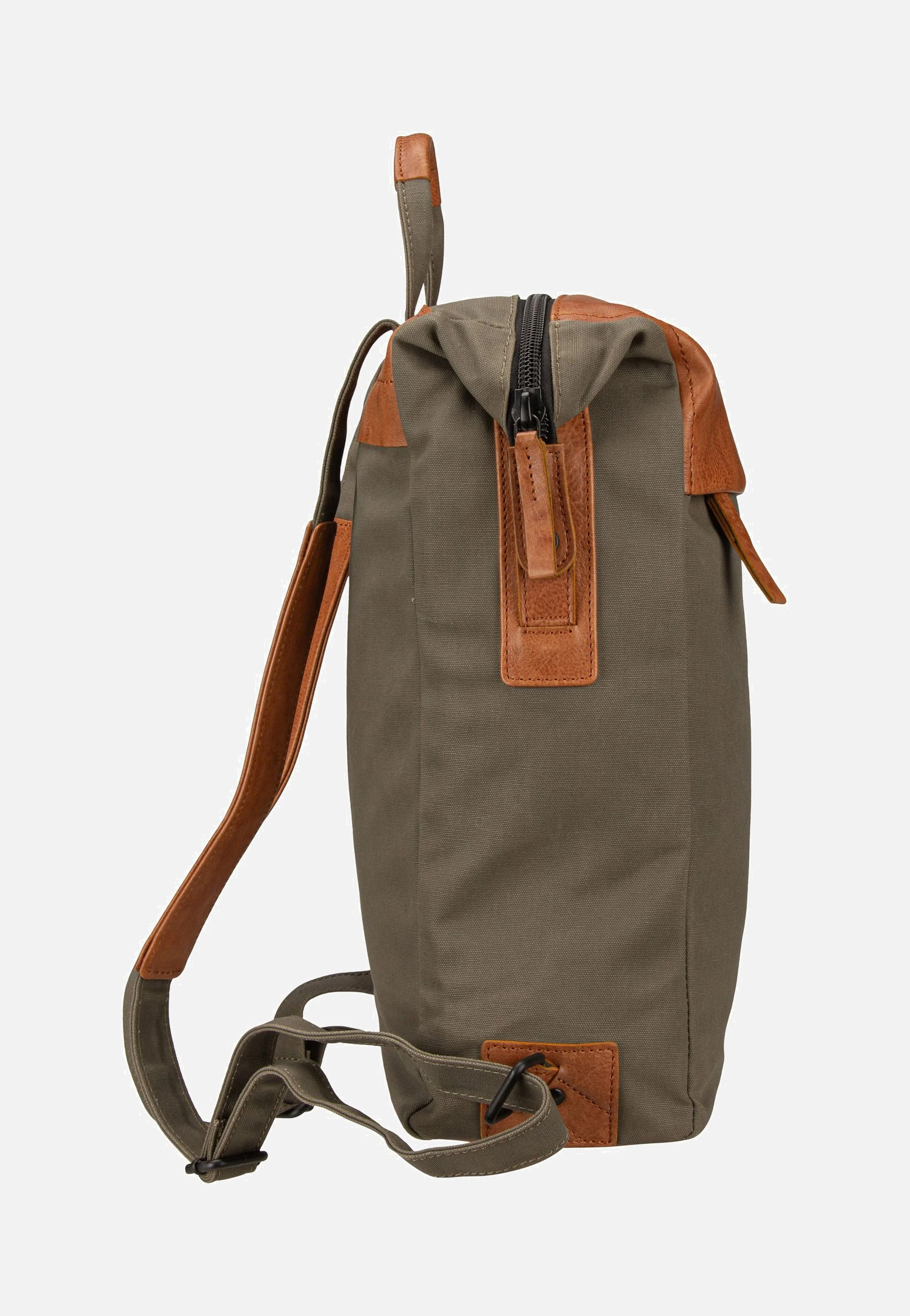 Wax 1 Khaki/Cognac - Rucksack - Image 5
