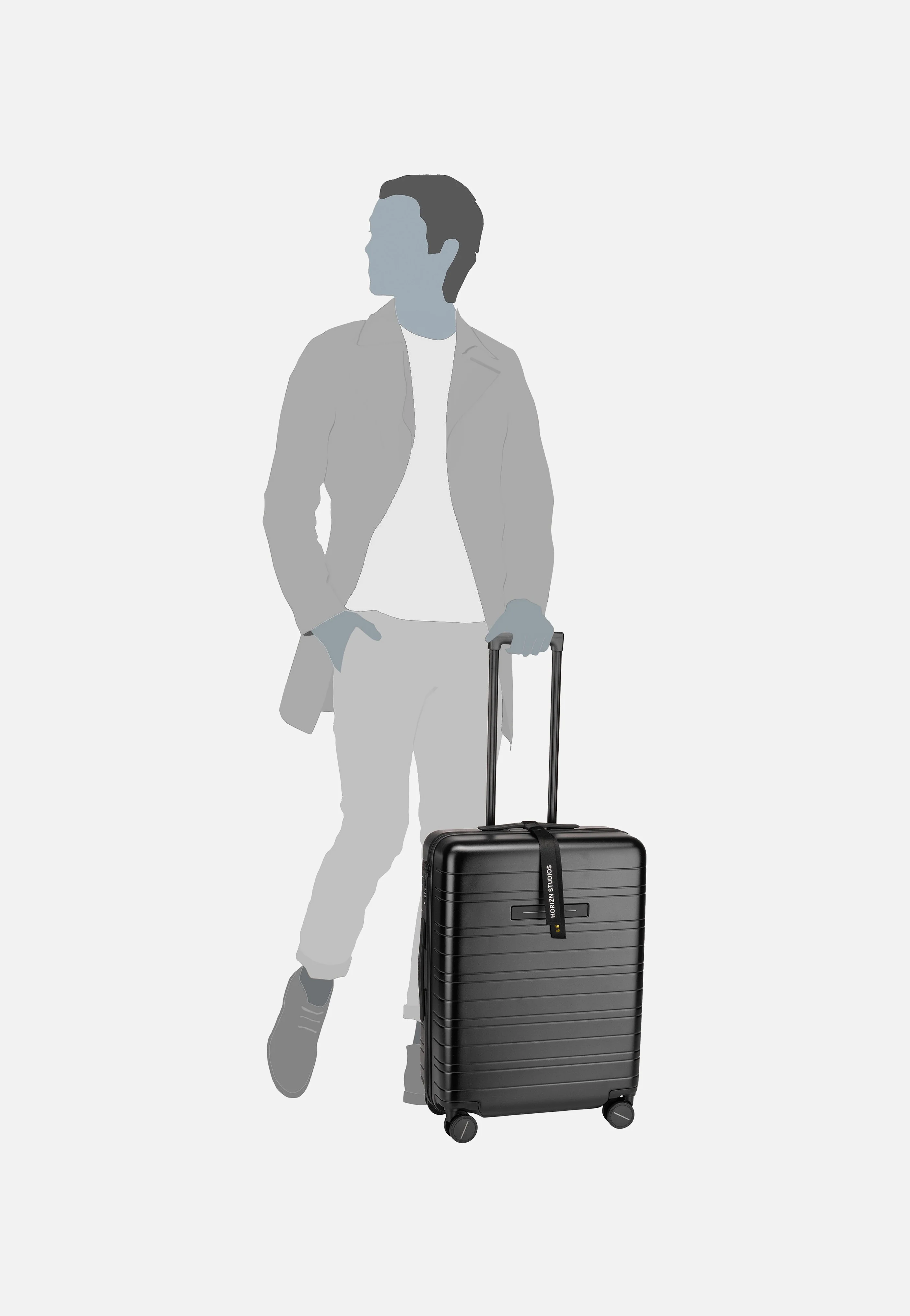 H6 Essential Check-In Luggage All Black - Koffer - Image 8